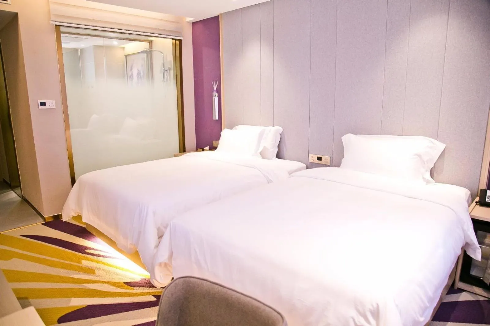 Bed in Lavande Hotels·Shenzhen North Railway Station Longhua Yicheng Center