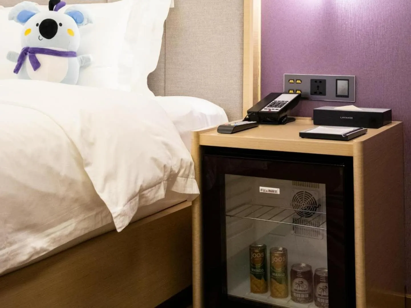 Bed in Lavande Hotels·Guilin Central Square Elephant Trunk Hill Scenic Area