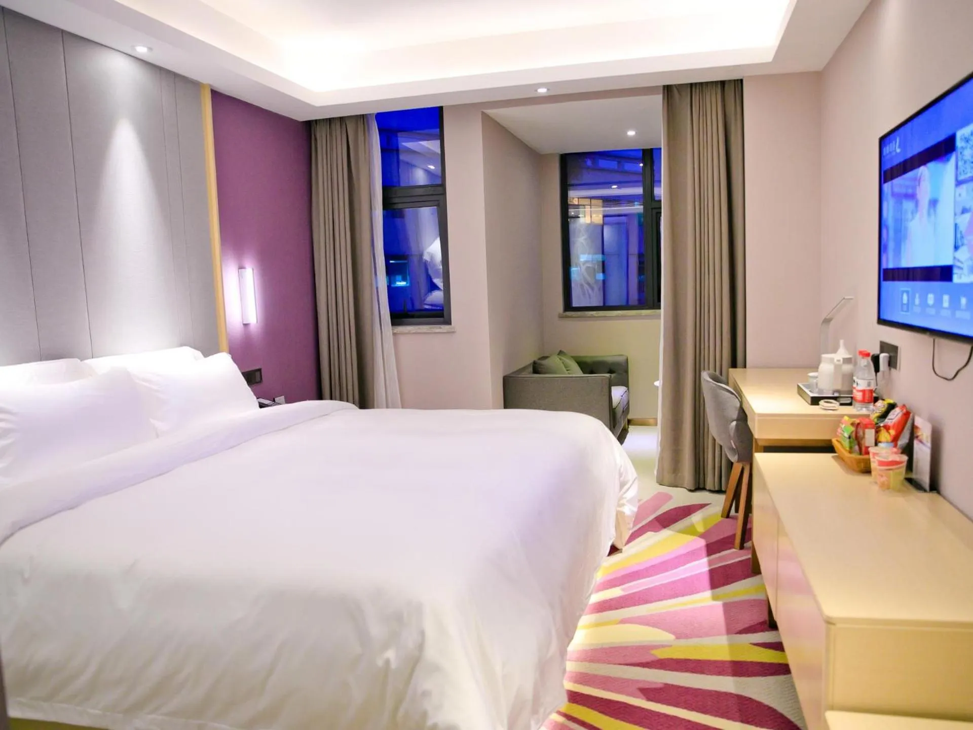 Bed in Lavande Hotels·Shenzhen North Railway Station Longhua Bus Terminal