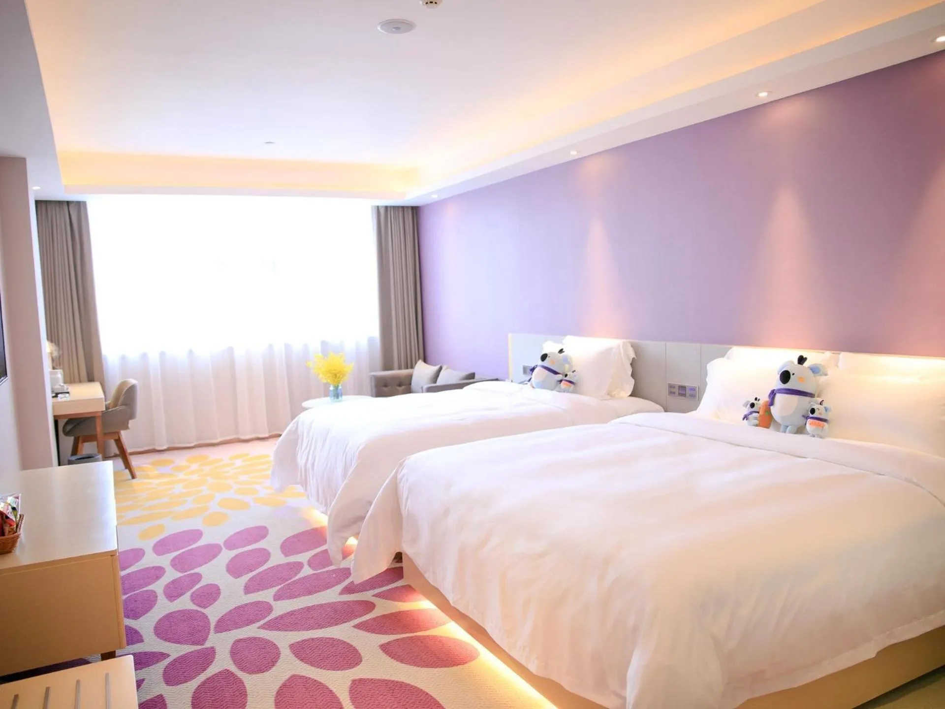 Bed in Lavande Hotels·Shenzhen North Railway Station Longhua Bus Terminal