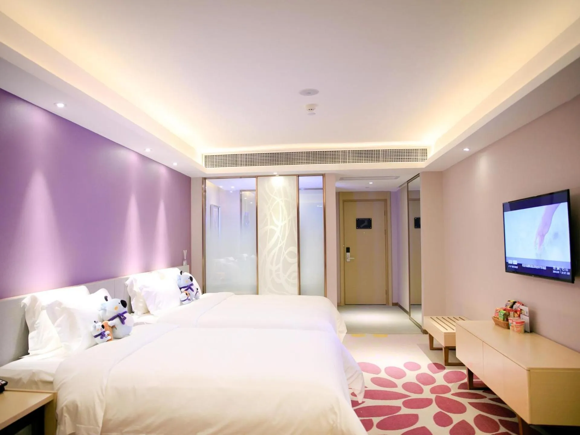 Bed in Lavande Hotels·Shenzhen North Railway Station Longhua Bus Terminal