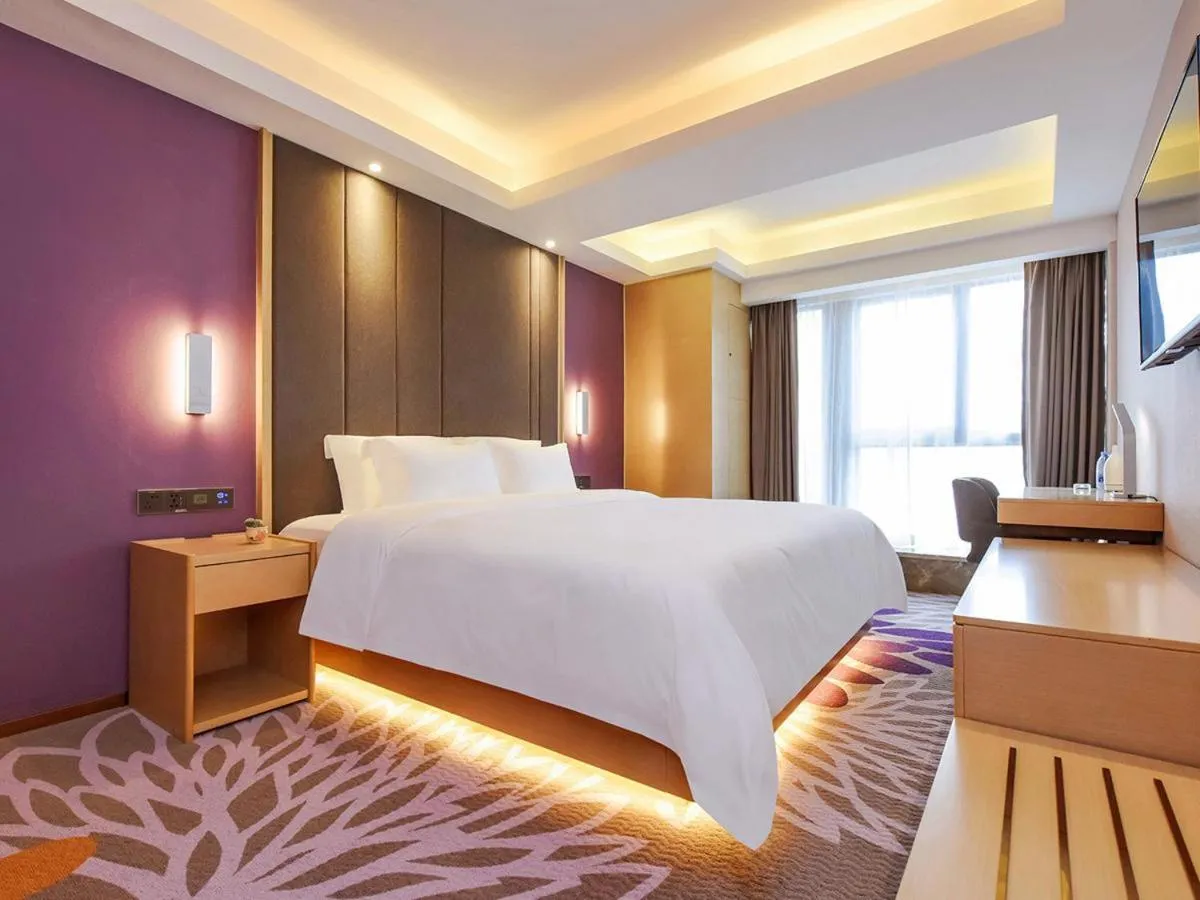 Bed in Lavande Hotels·Chongqing Longtoushi North Railway Station