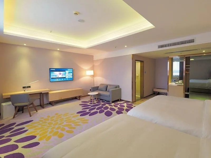 Bed in Lavande Hotels·Guangzhou Luoxi Xiajiao Metro Station