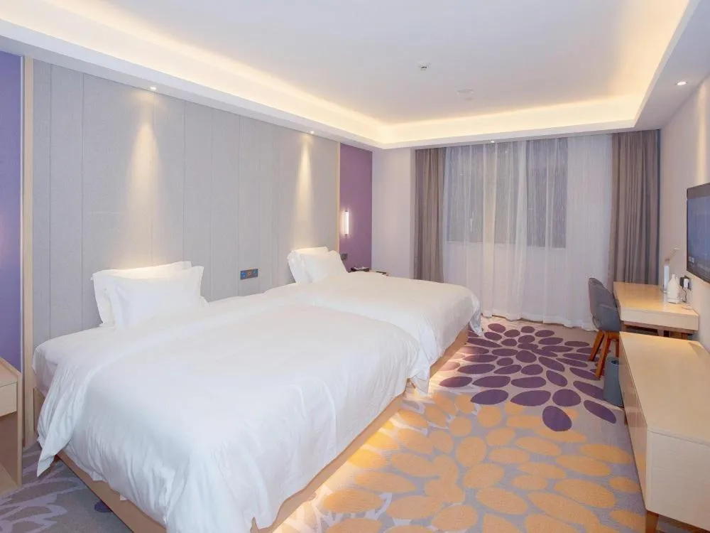 Bed in Lavande Hotels·Nanjing South of Olympic Stadium Daishan New Town