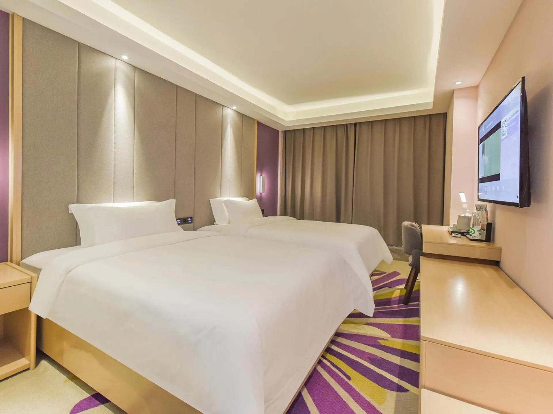Bed in Lavande Hotel Chongqing Nanping Pedestrian Street Convention and Exhibition Center