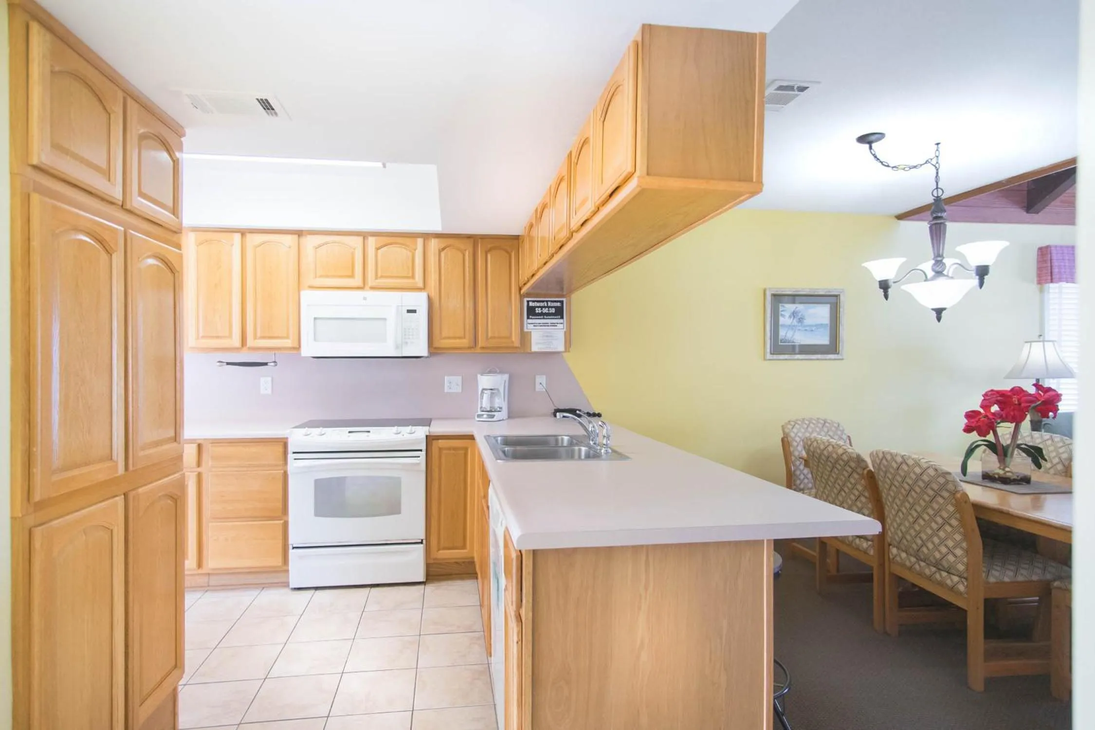 Kitchen or kitchenette in GetAways at Soundside Holiday Beach Resort