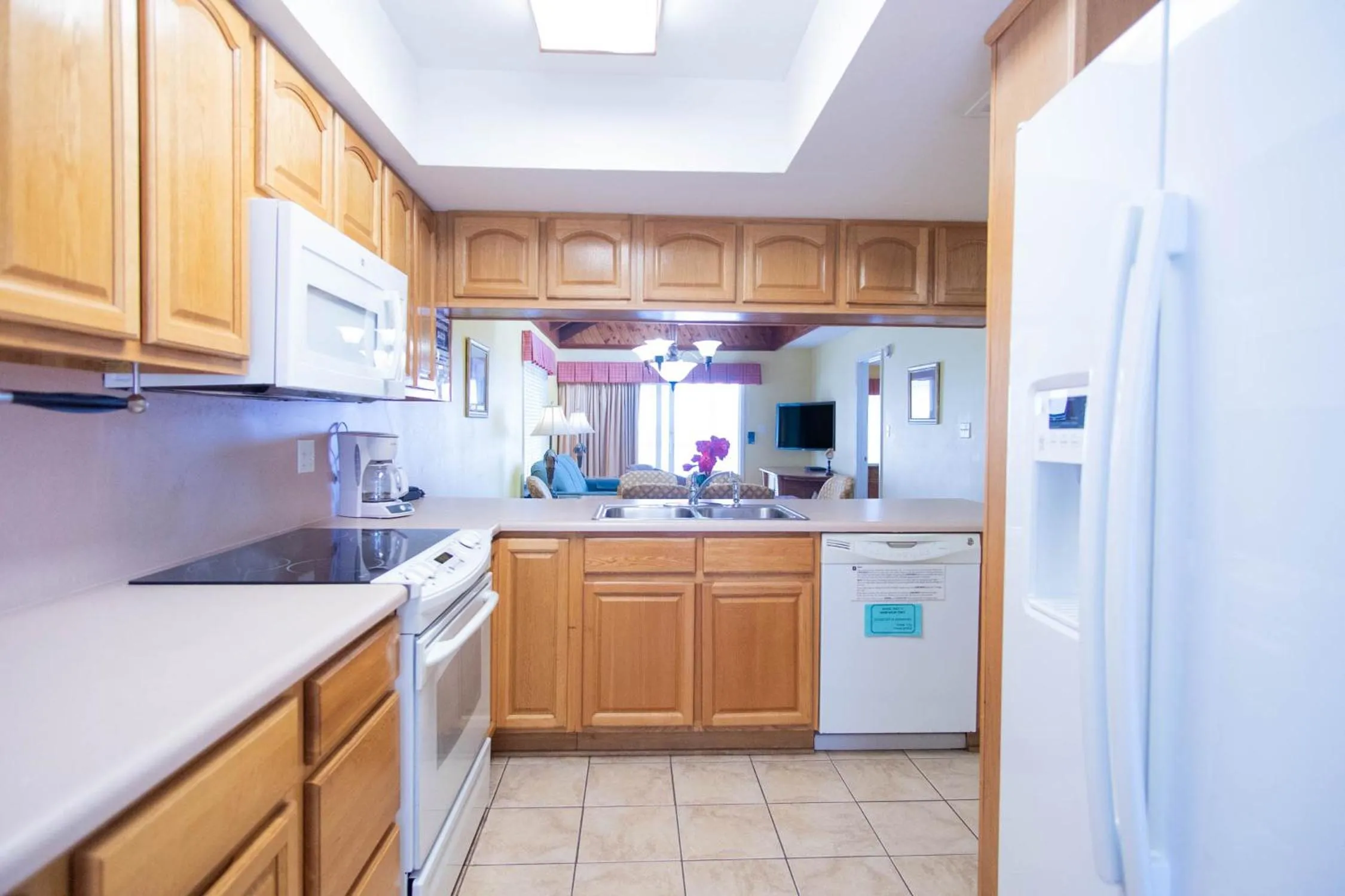 Kitchen or kitchenette in GetAways at Soundside Holiday Beach Resort