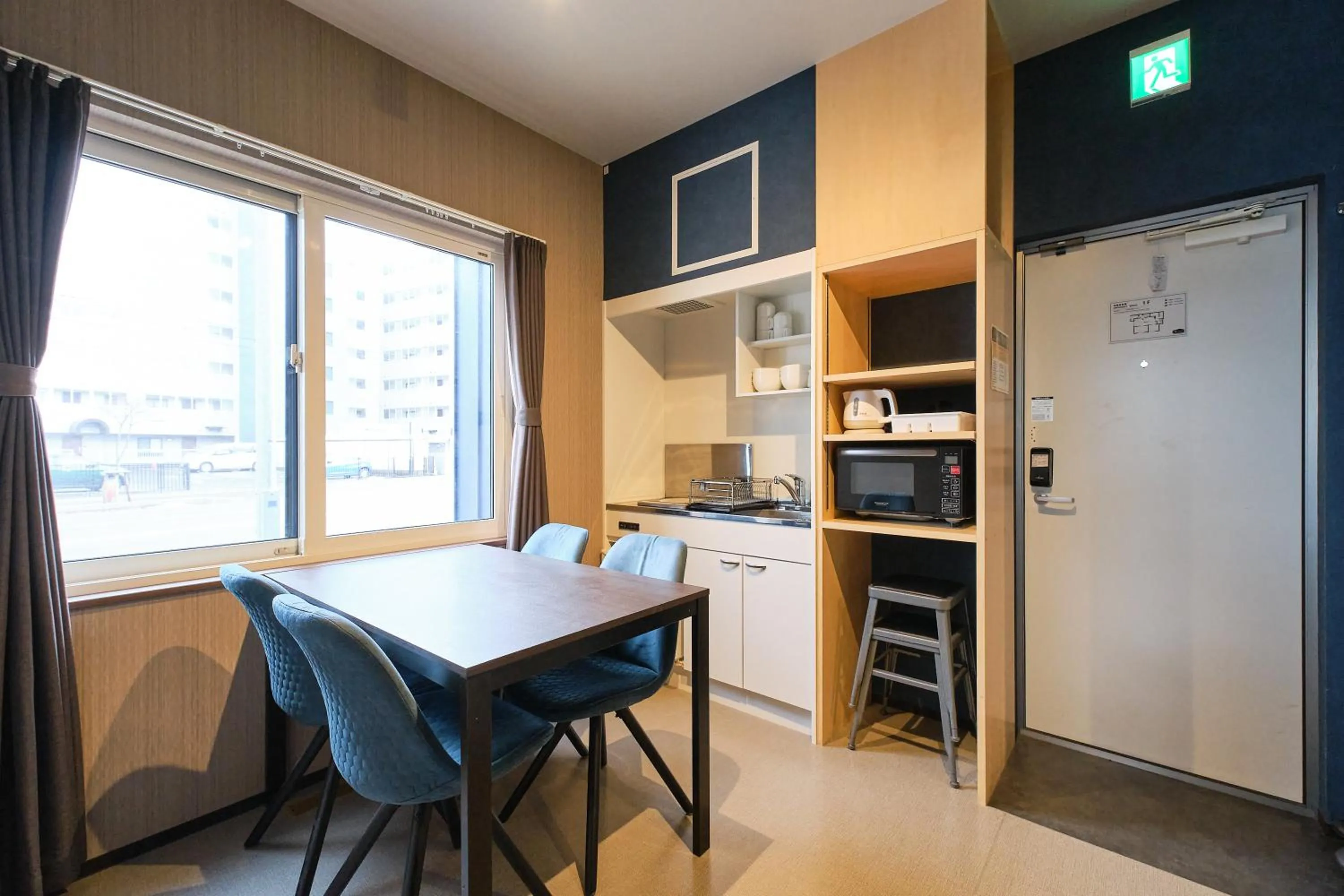 Dining area in UCHI Living Stay Sapporo Kikusui