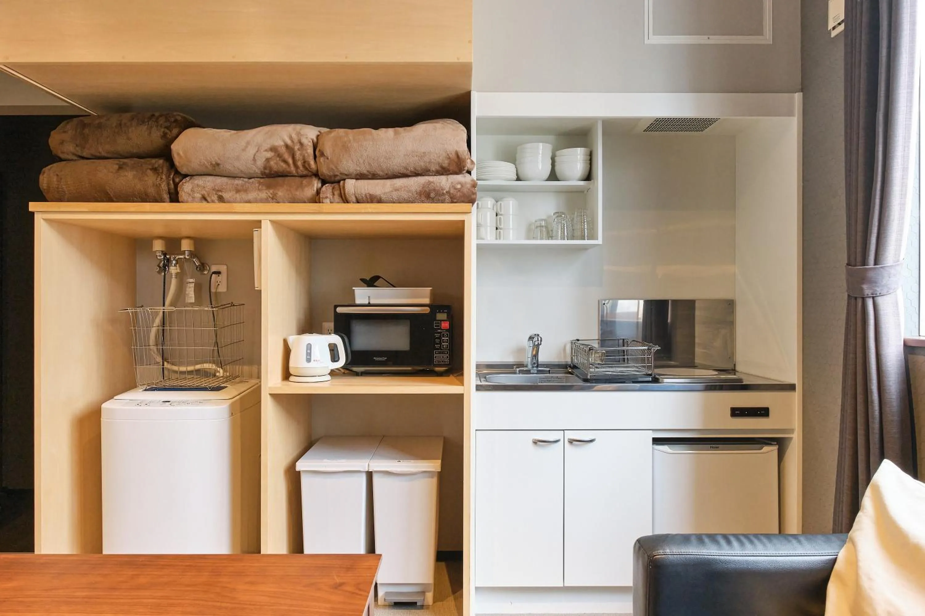 Kitchen or kitchenette in UCHI Living Stay Sapporo Kikusui