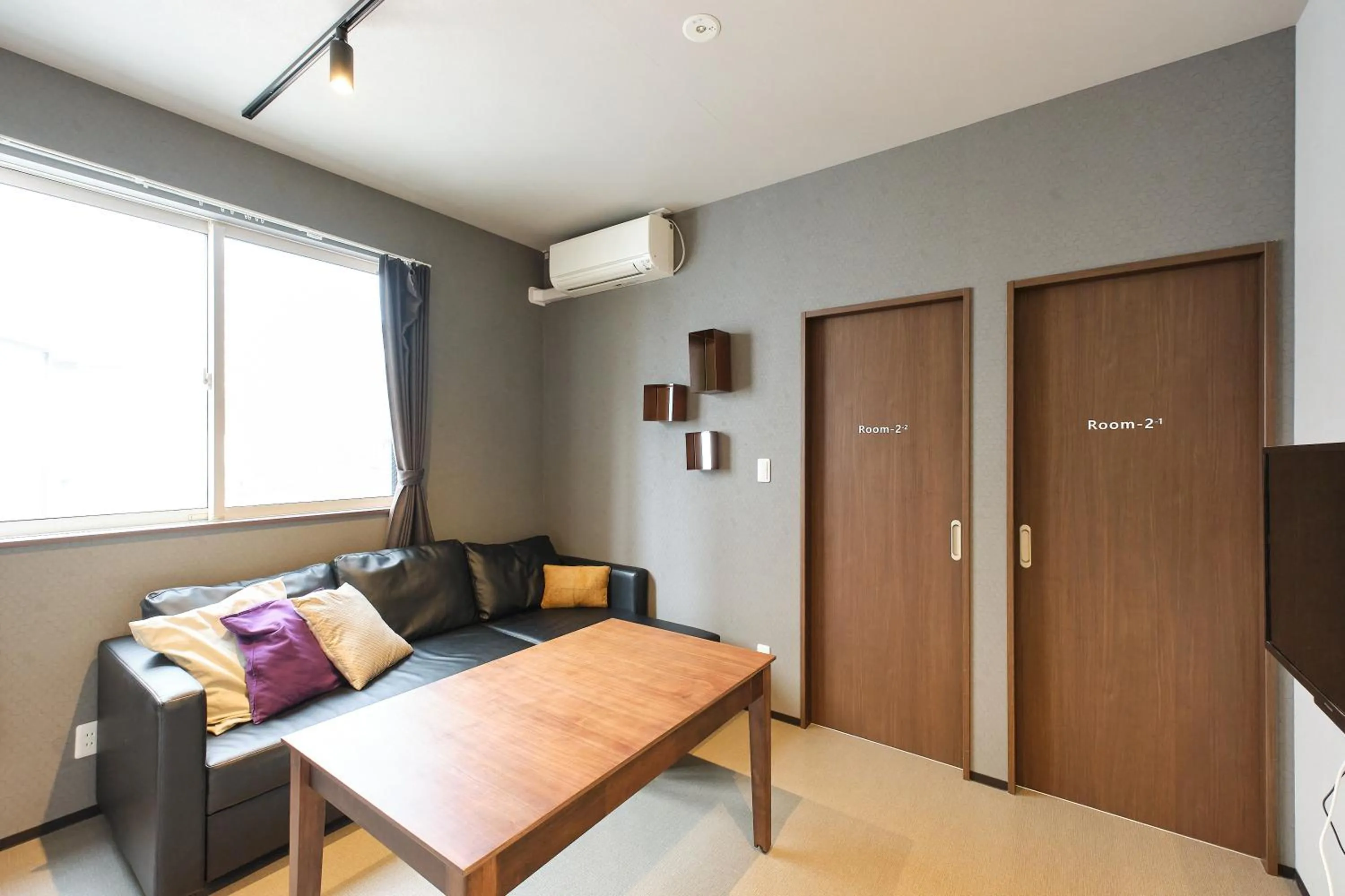 Living room, Bed in UCHI Living Stay Sapporo Kikusui