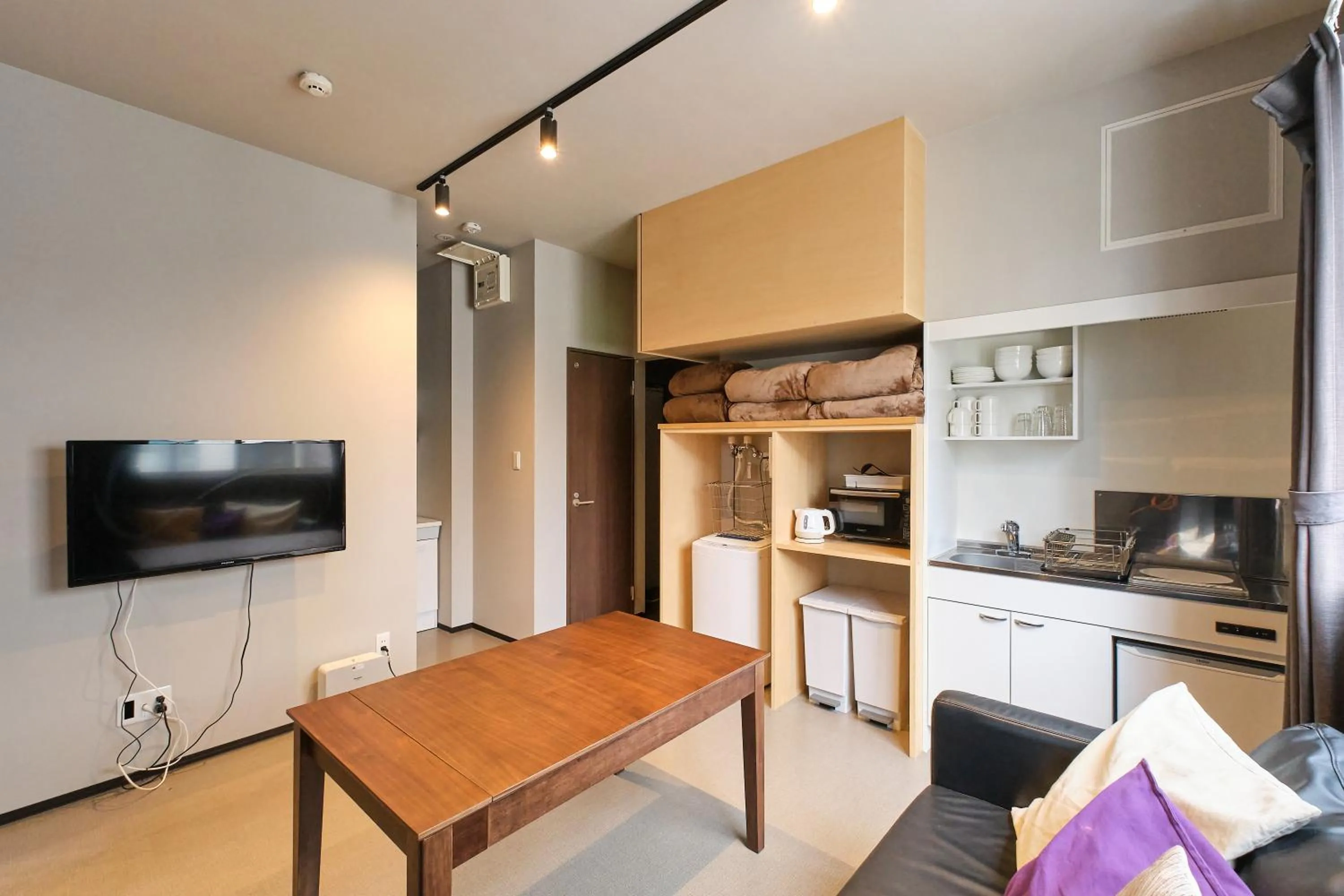 Living room in UCHI Living Stay Sapporo Kikusui