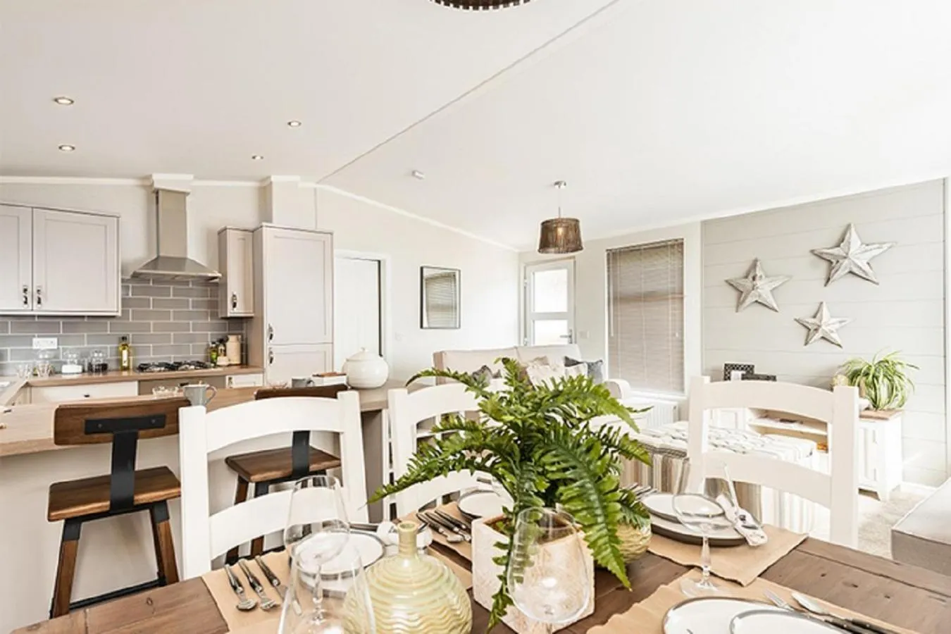 Dining area in St Helens Coastal Resort