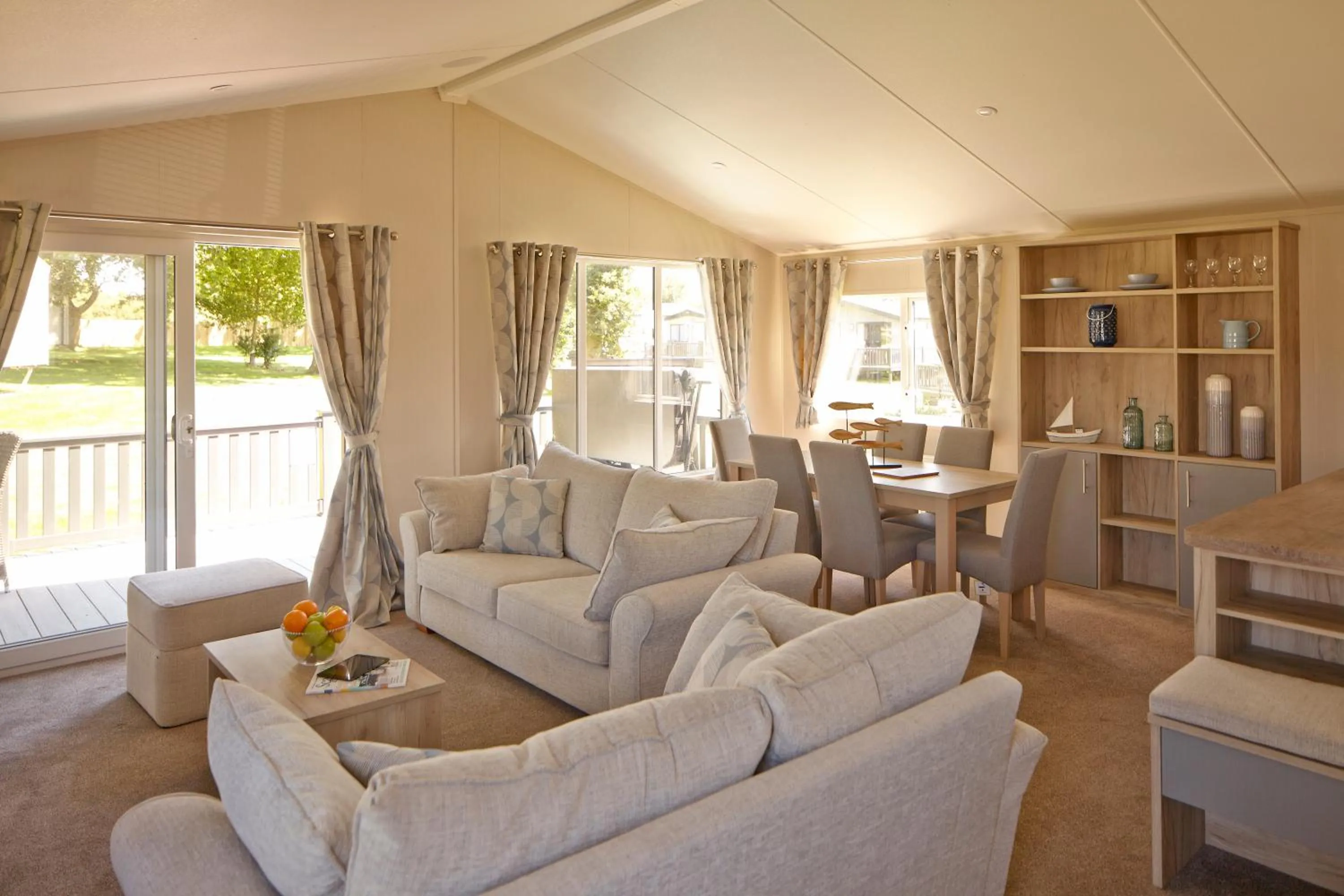 Living room in St Helens Coastal Resort