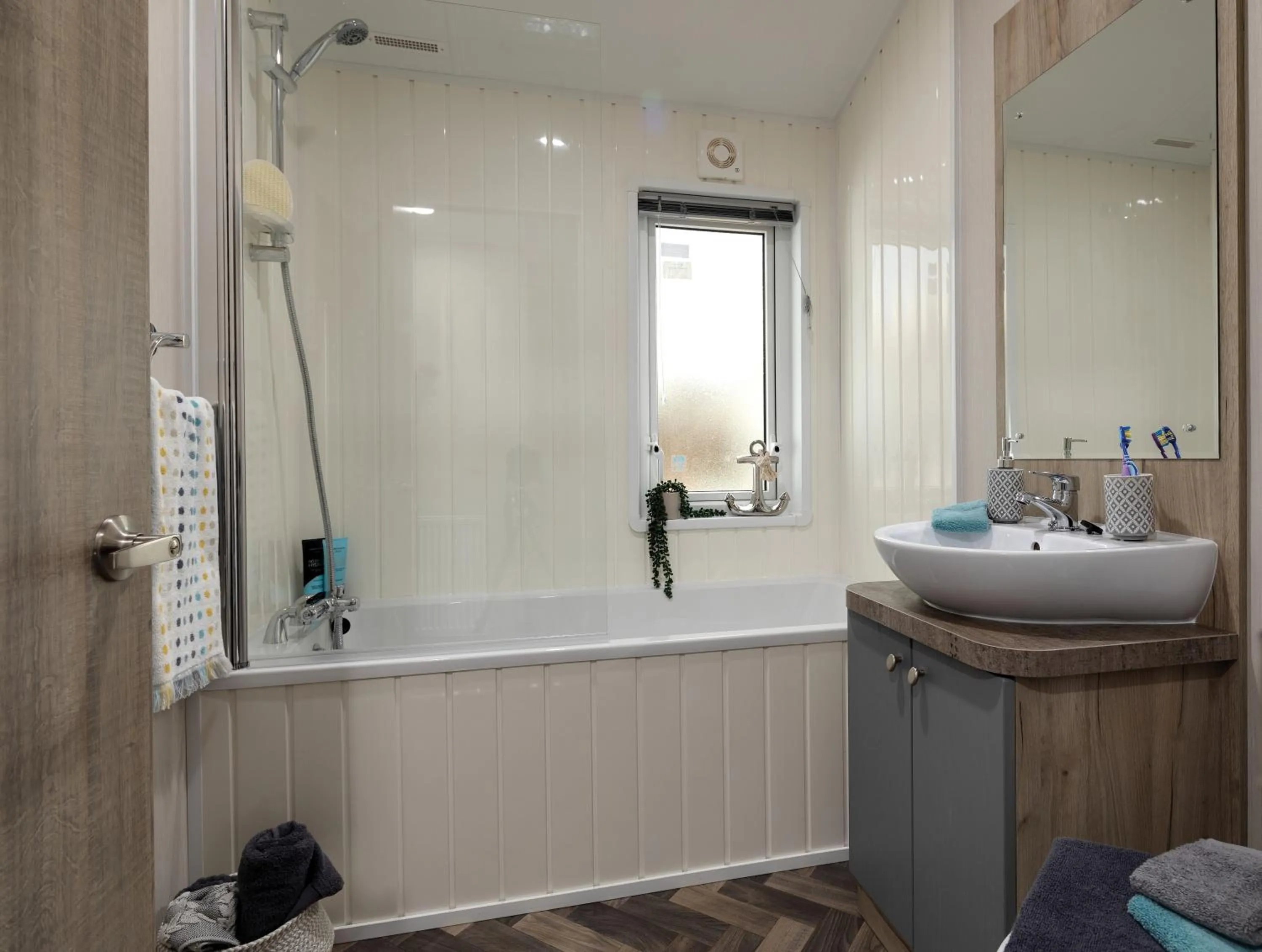 Shower in St Helens Coastal Resort