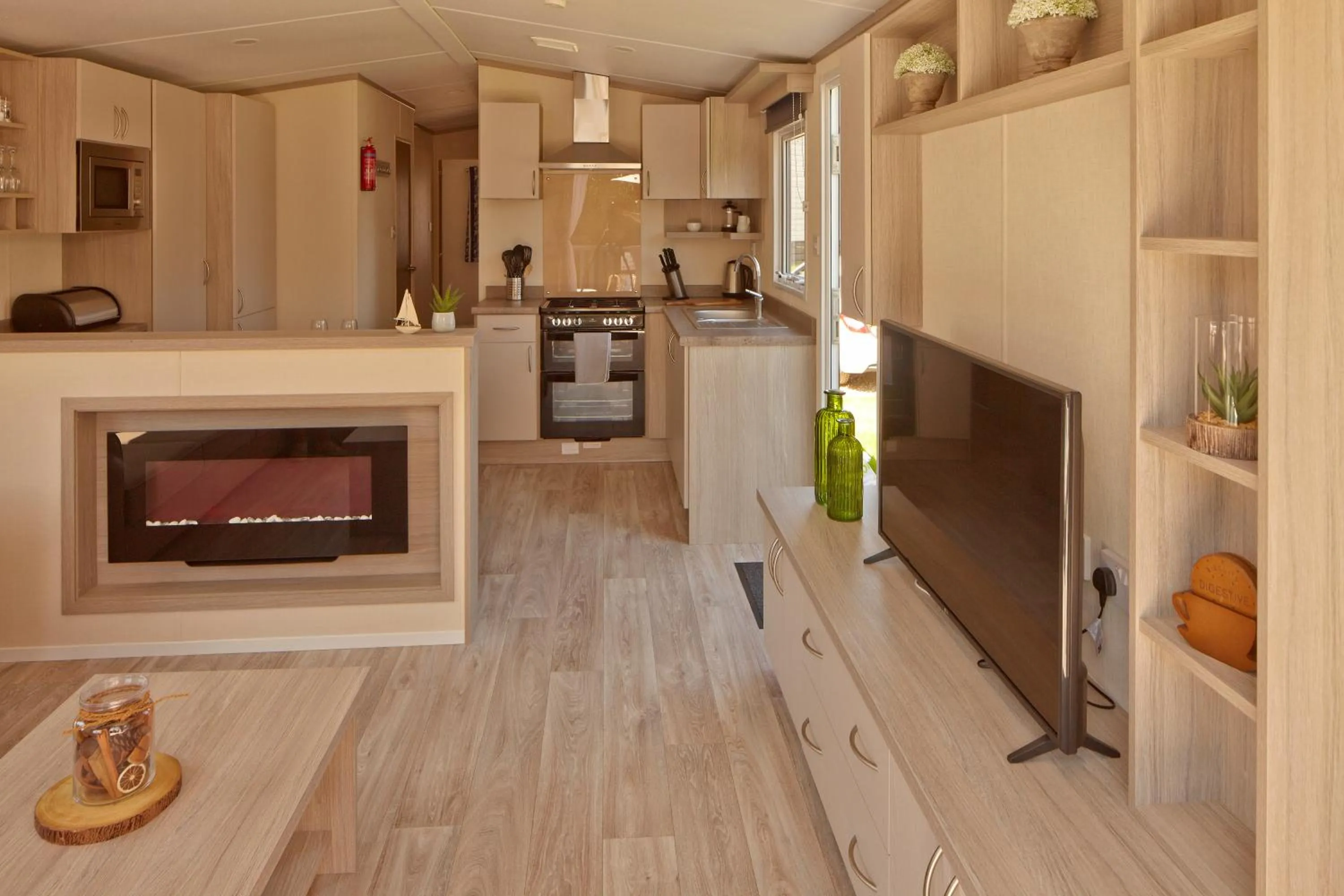 Kitchen or kitchenette in St Helens Coastal Resort