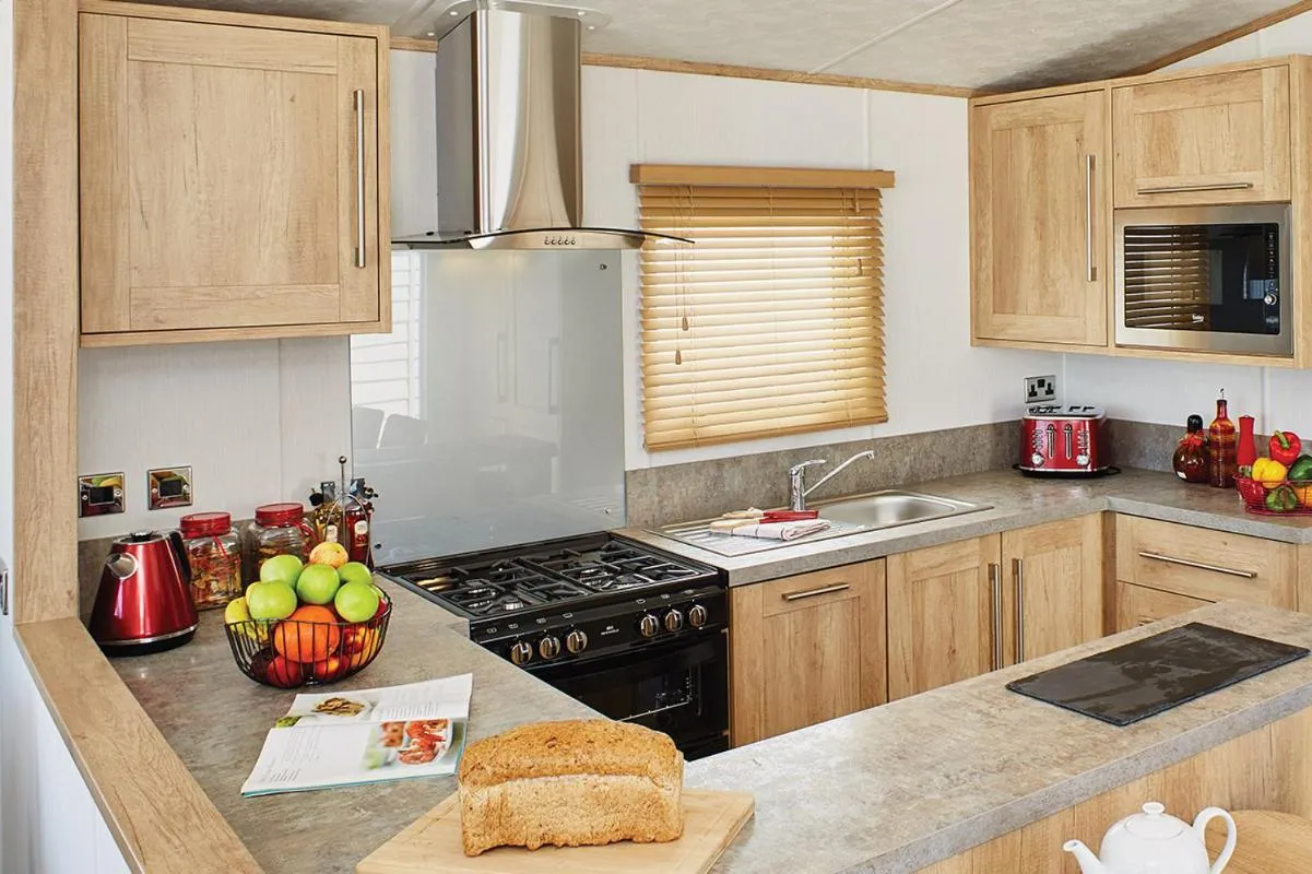 Kitchen or kitchenette in St Helens Coastal Resort