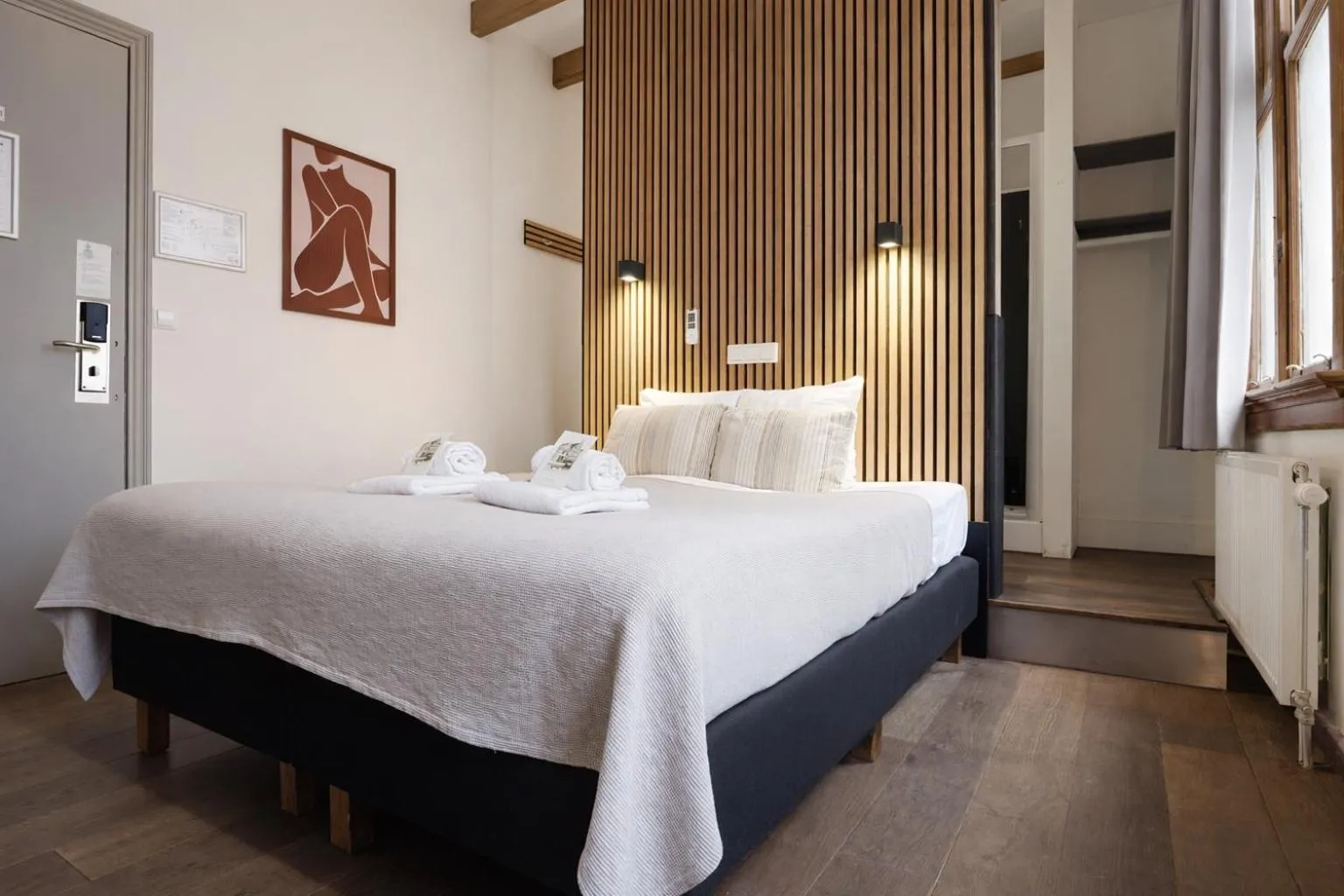 Bed in King's Inn City Hotel Alkmaar