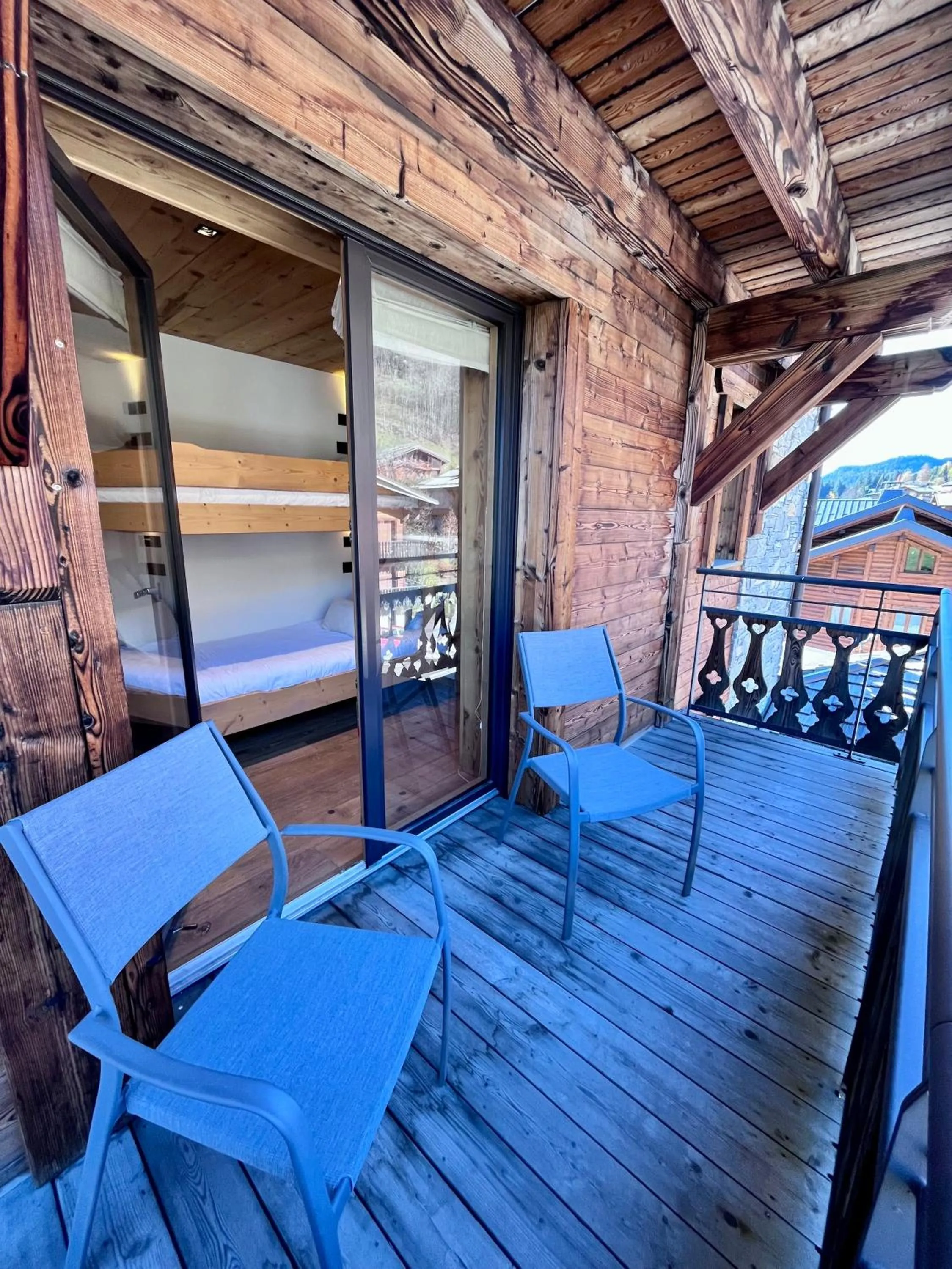 Balcony/Terrace in Chalet Téléporté