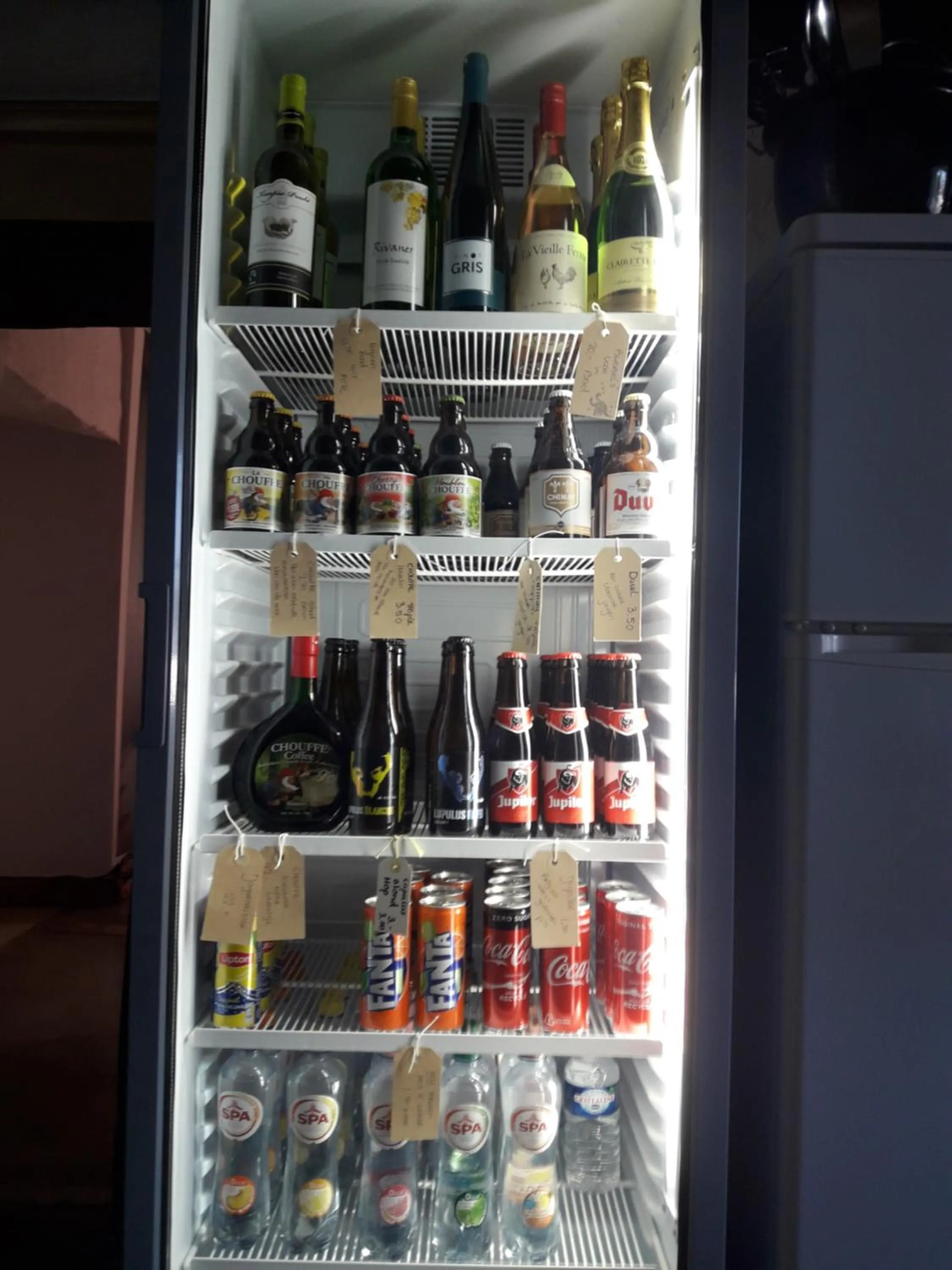 minibar in La Vie en Rose hotel