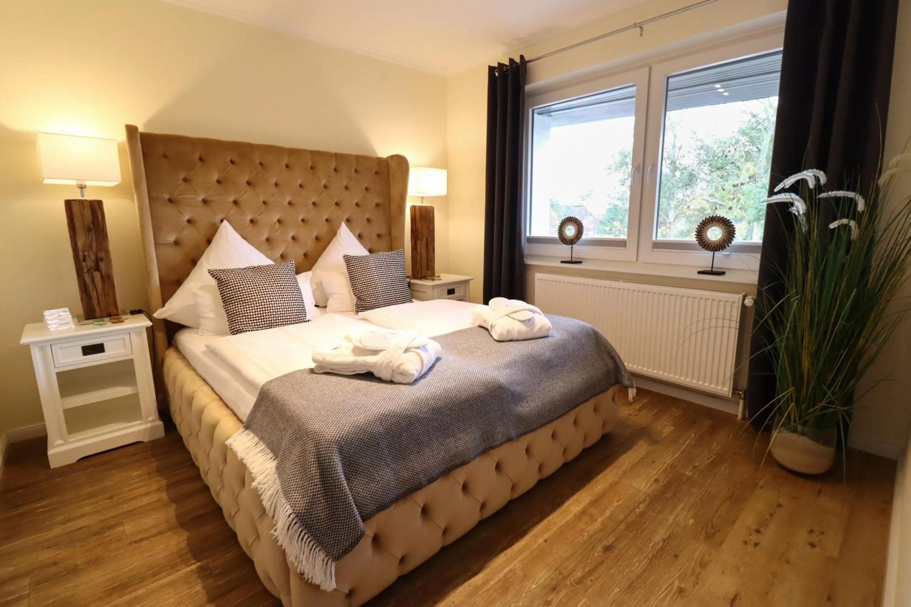 Bedroom, Bed in Das Frühstückshotel Sankt Peter-Ording