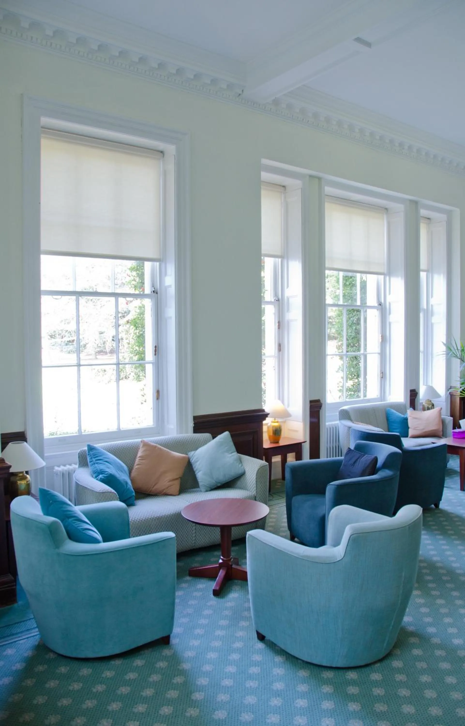 Communal lounge/ TV room in Greenlands Hotel