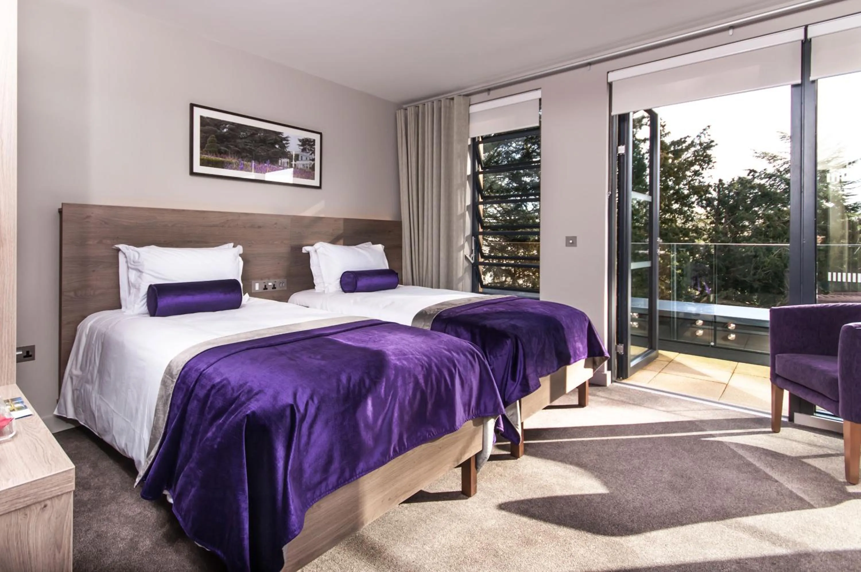 Bed in Greenlands Hotel