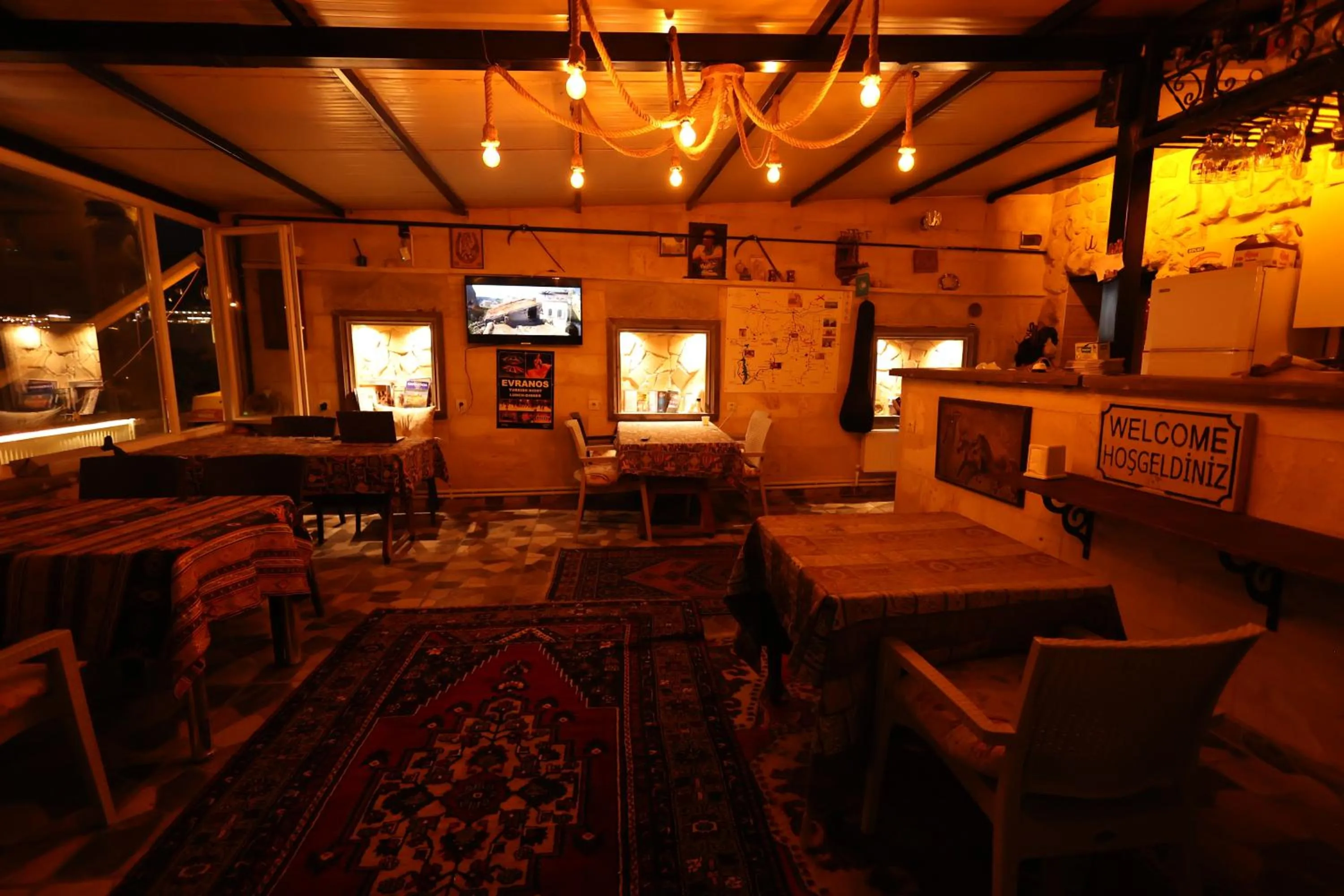 Living room in Lucky Luke Stone House