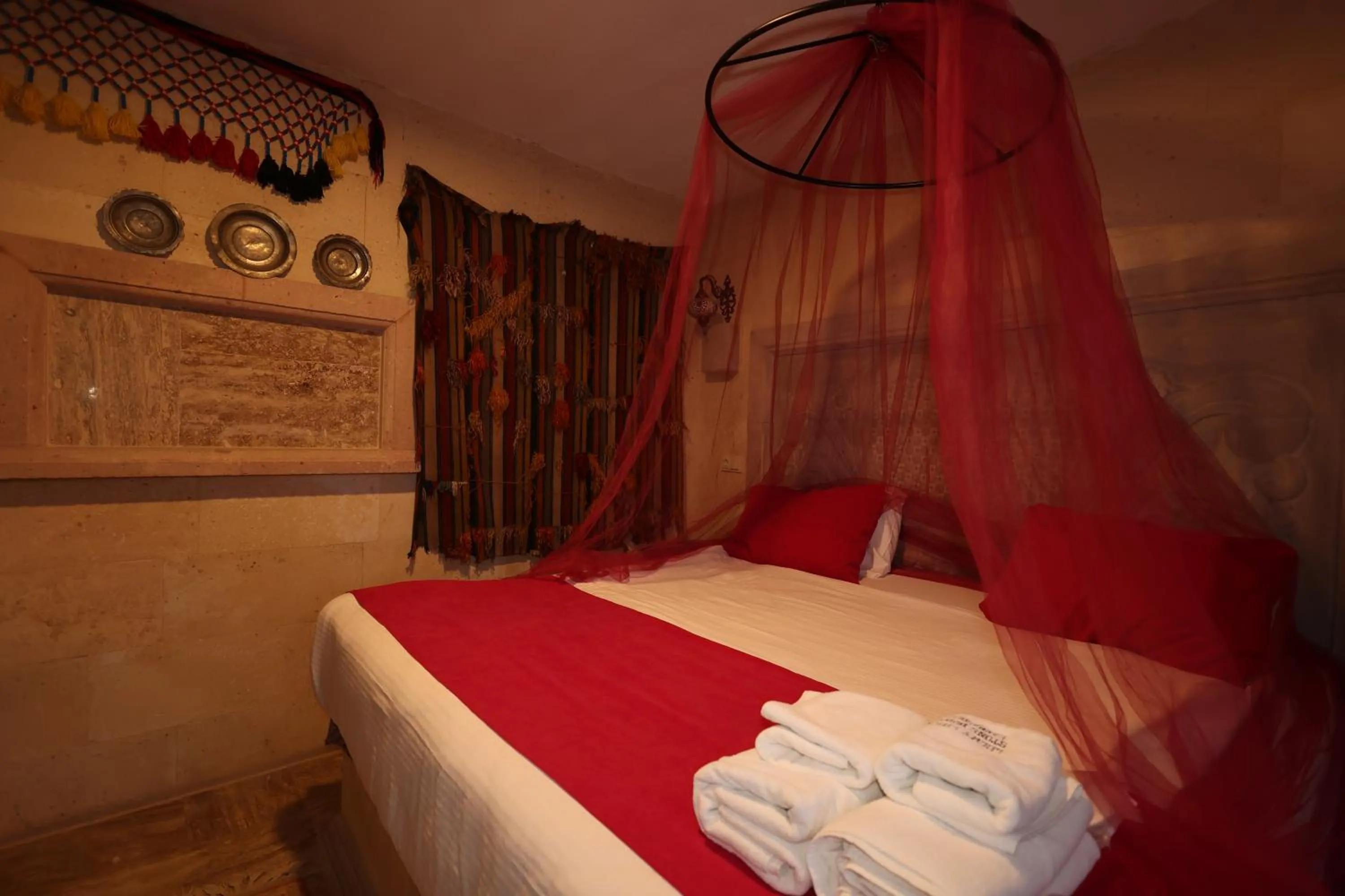 Bed in Lucky Luke Stone House