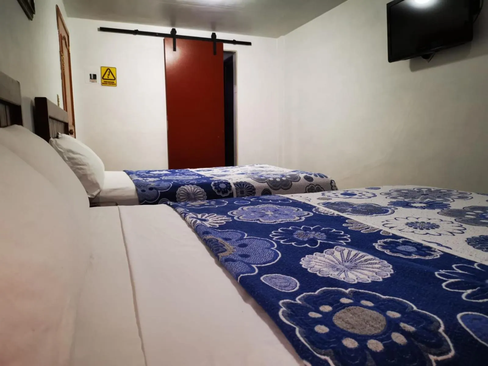 Bed in Hotel CALLI YOLOTL Teotihuacan