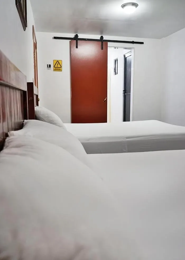 Bed in Hotel CALLI YOLOTL Teotihuacan