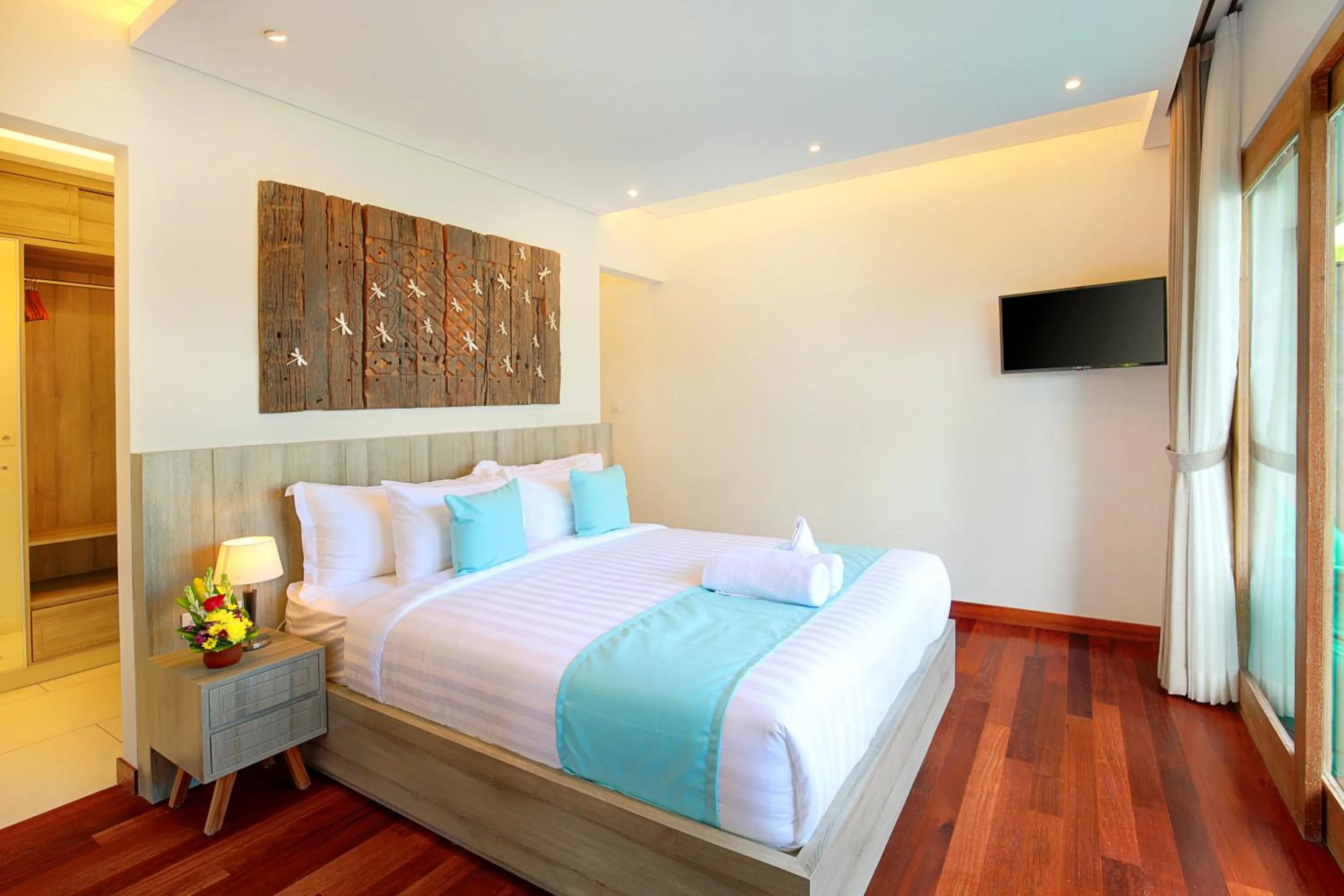 Bed in Villa Kinjeng Canggu By Bali Asia Villa