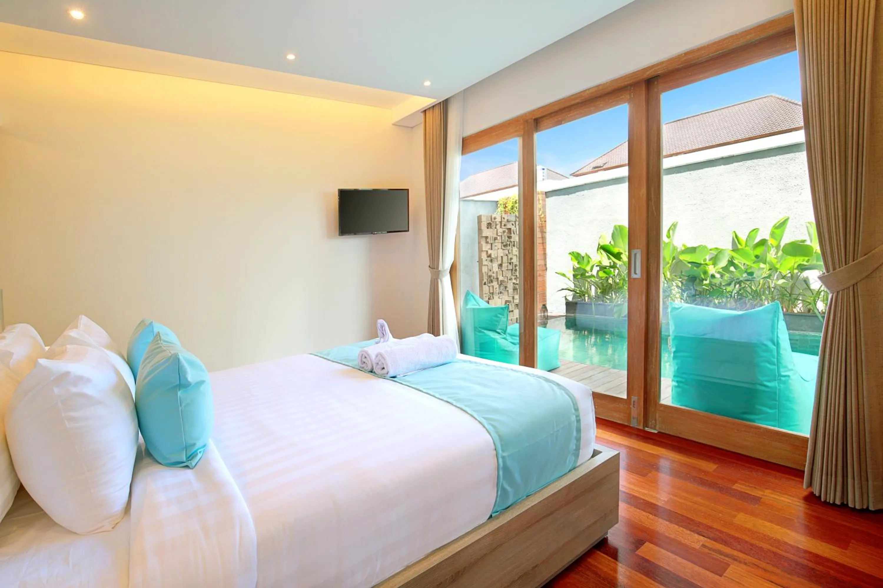 Bed in Villa Kinjeng Canggu By Bali Asia Villa