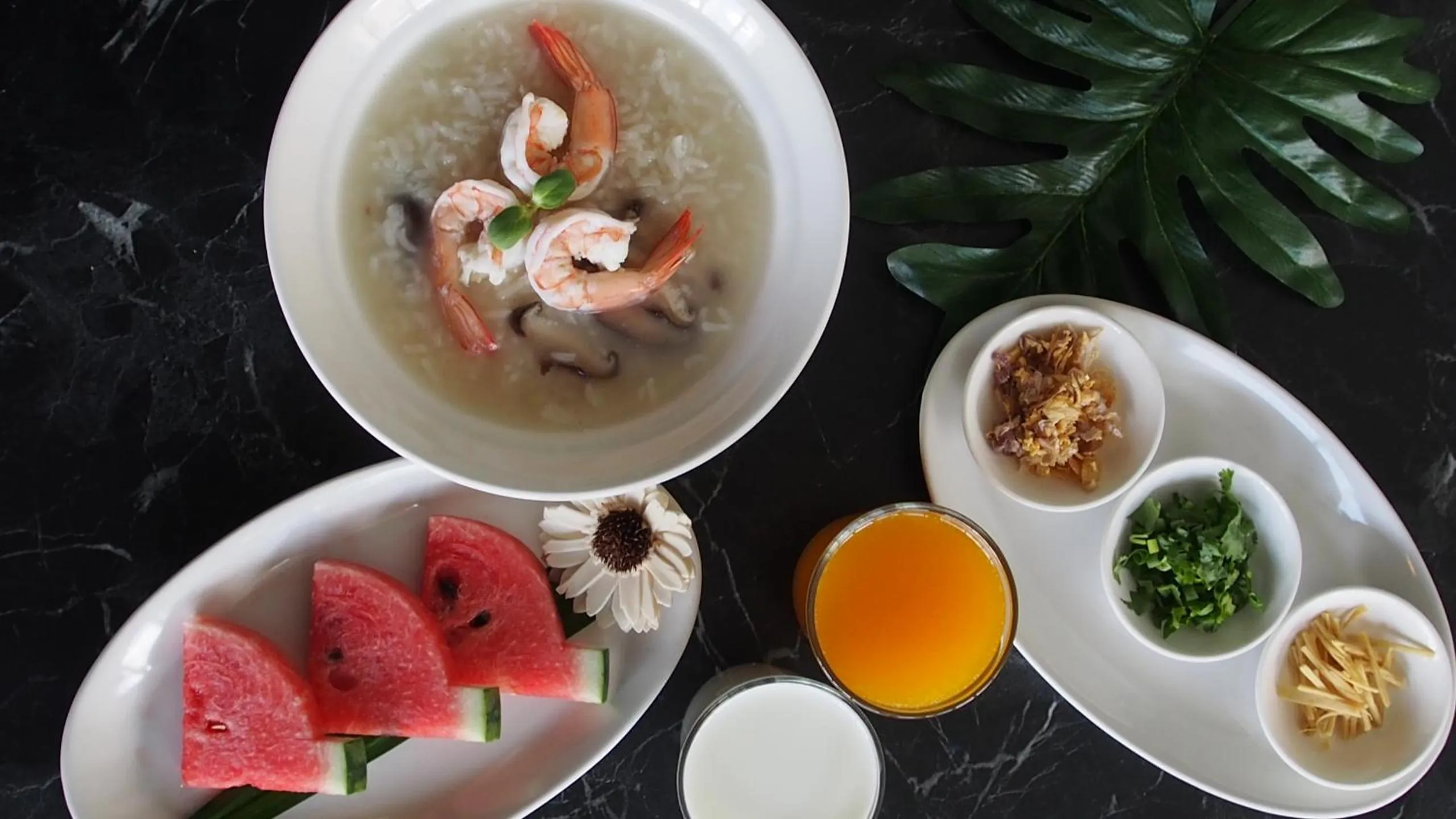 Asian breakfast in KOS Hotel Suvarnabhumi Airport -SHA Extra Plus