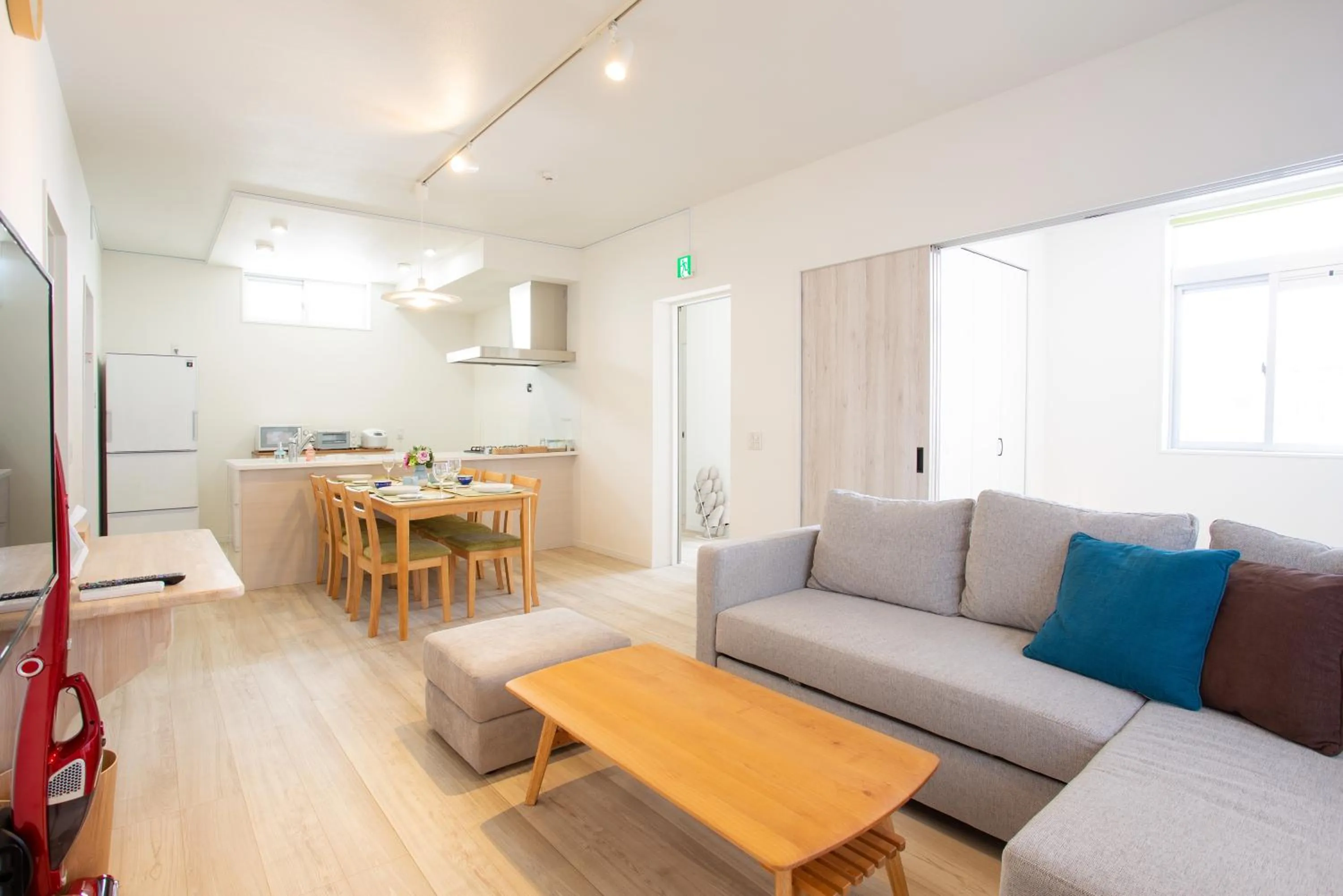 Living room in stylish House URUMA