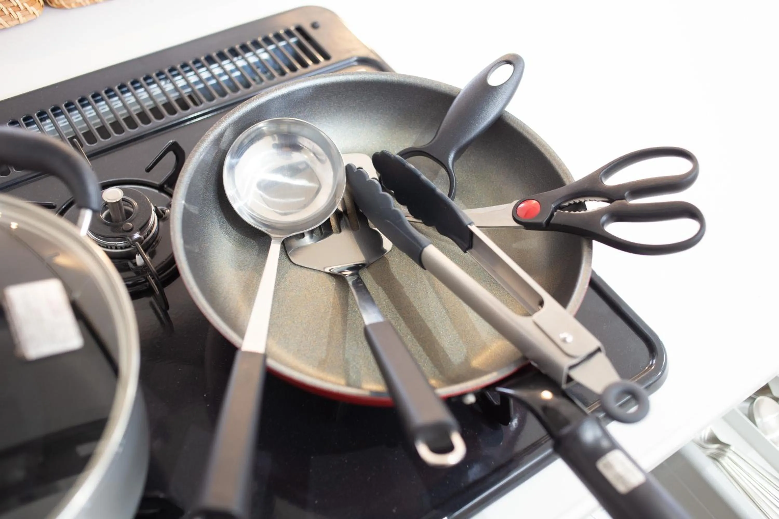 Kitchen or kitchenette in stylish House URUMA