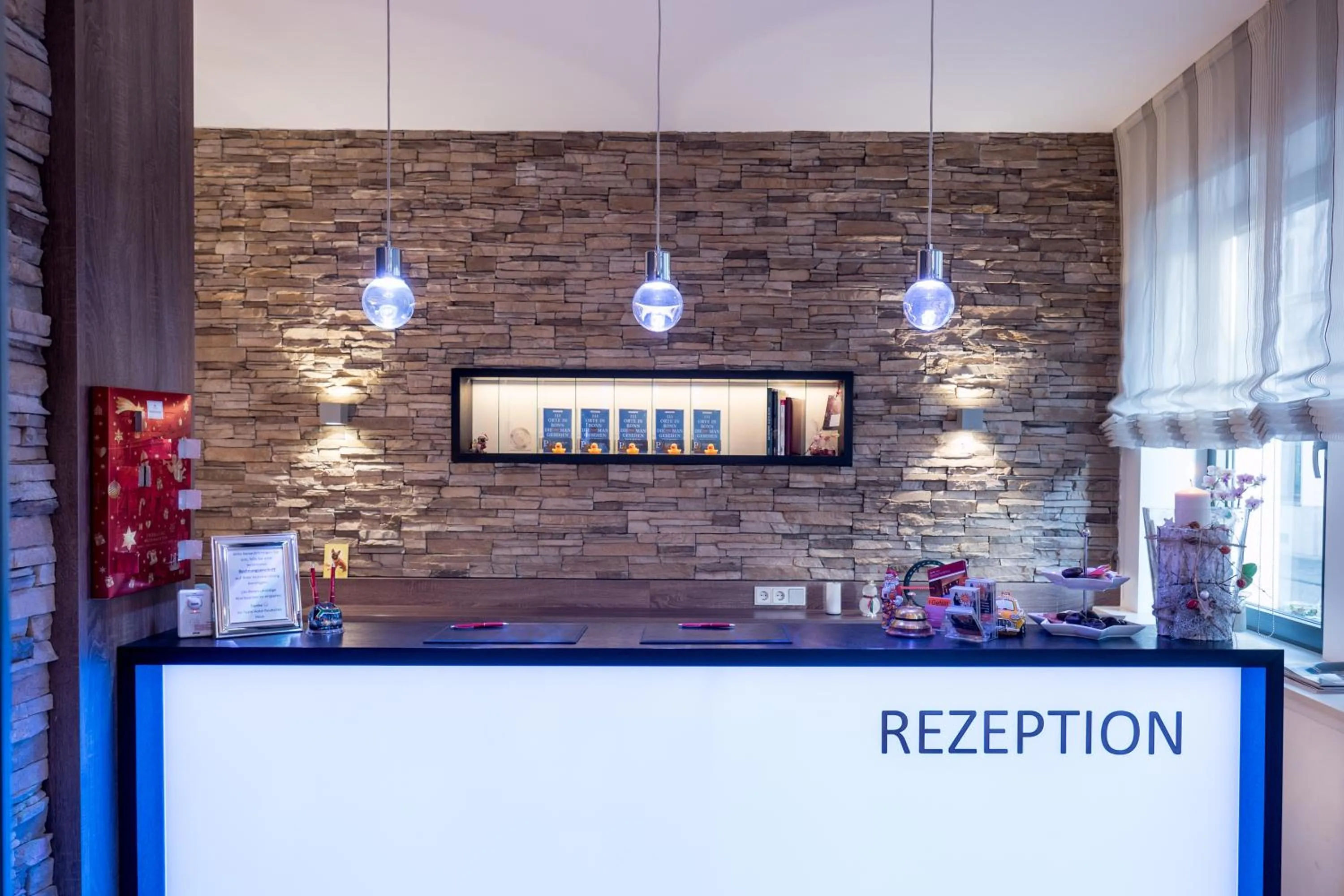 Lobby or reception in Hotel Deutsches Haus