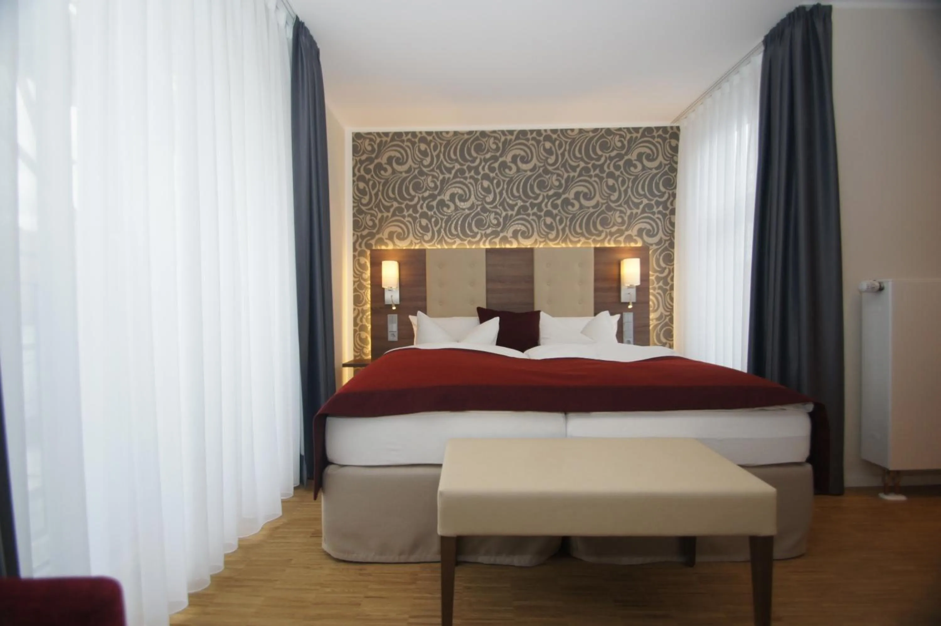 Bed in Hotel Deutsches Haus