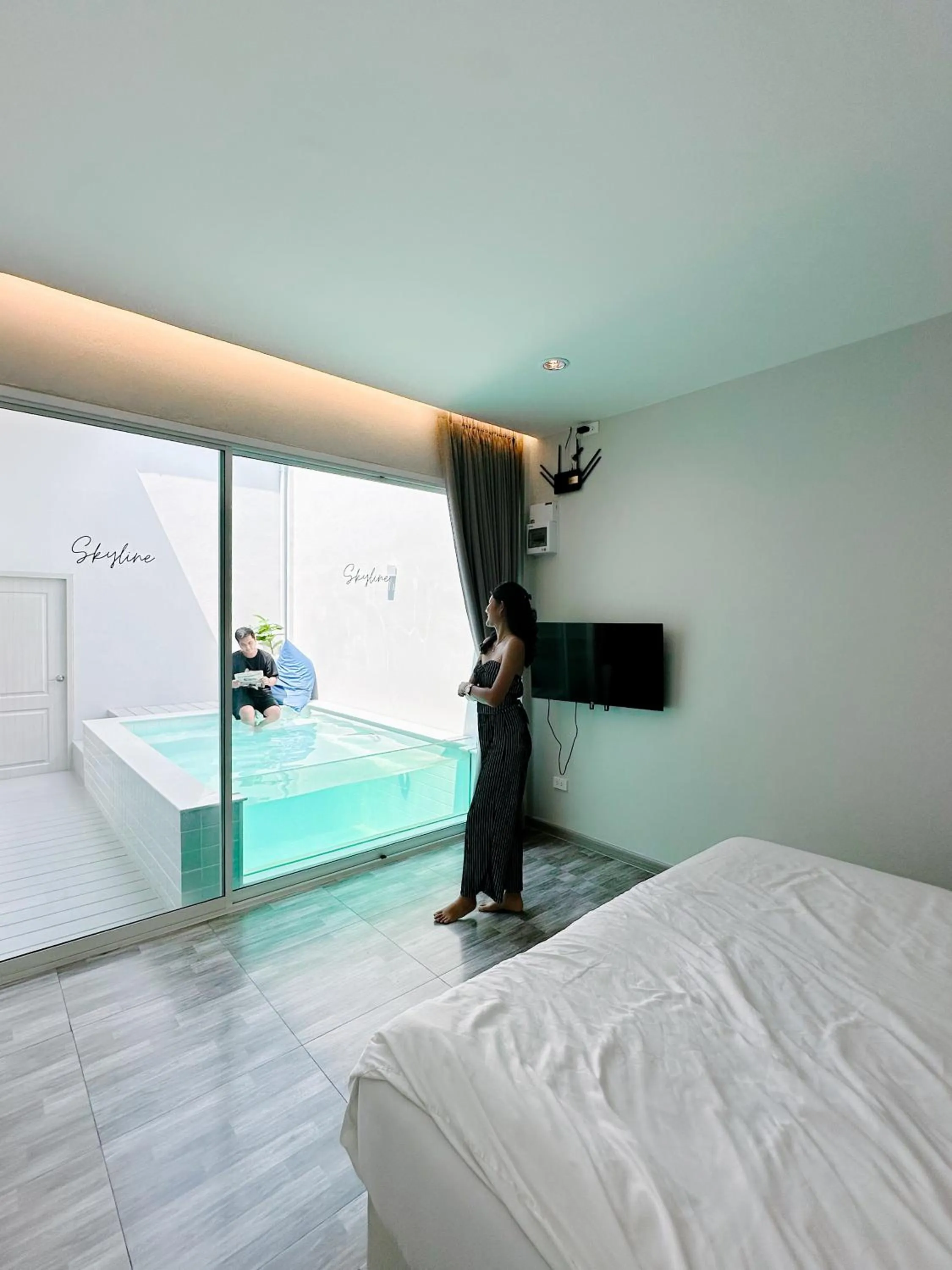 Bed in Skyline Resort