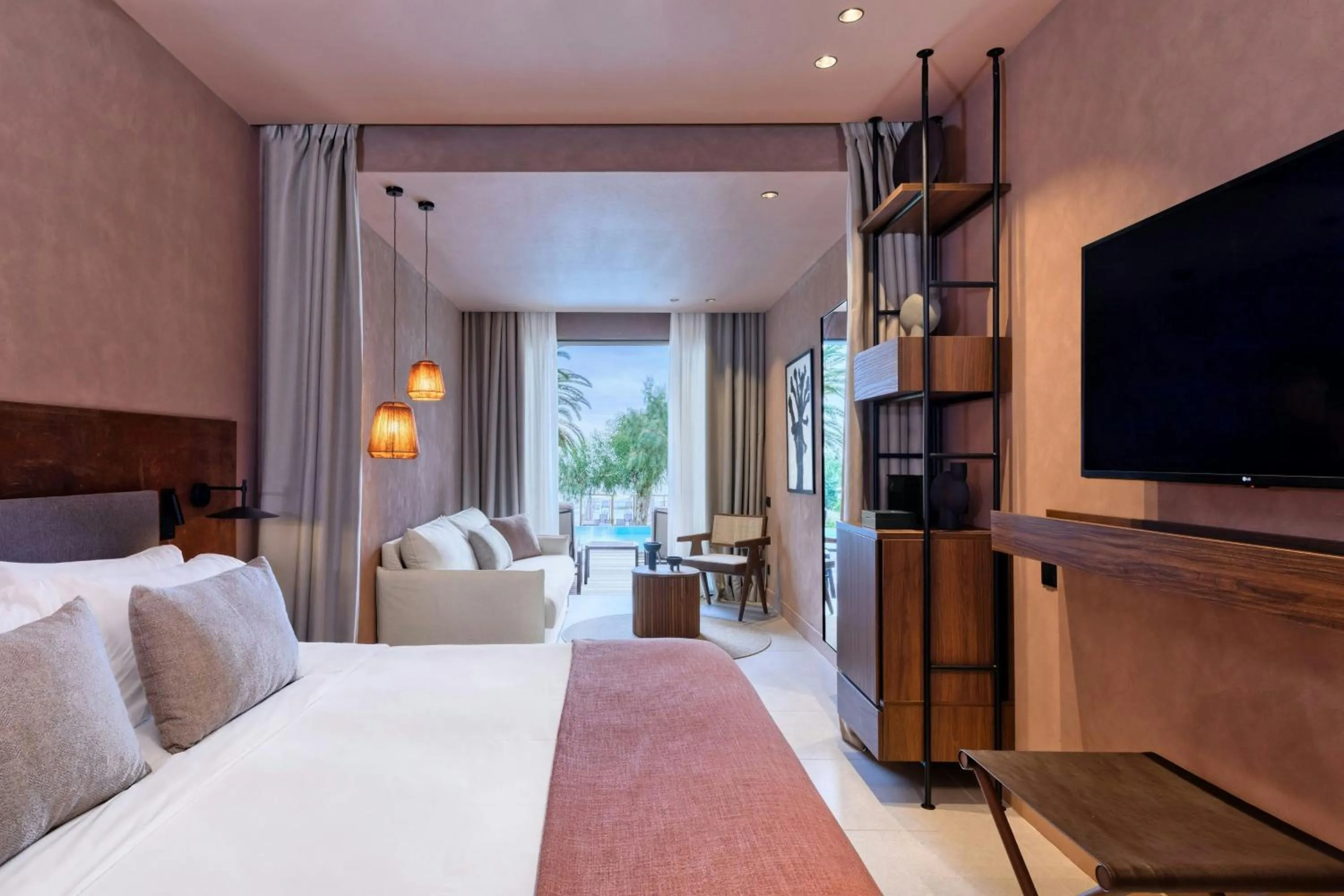 Swimming pool, Bed in Domes of Corfu, Autograph Collection