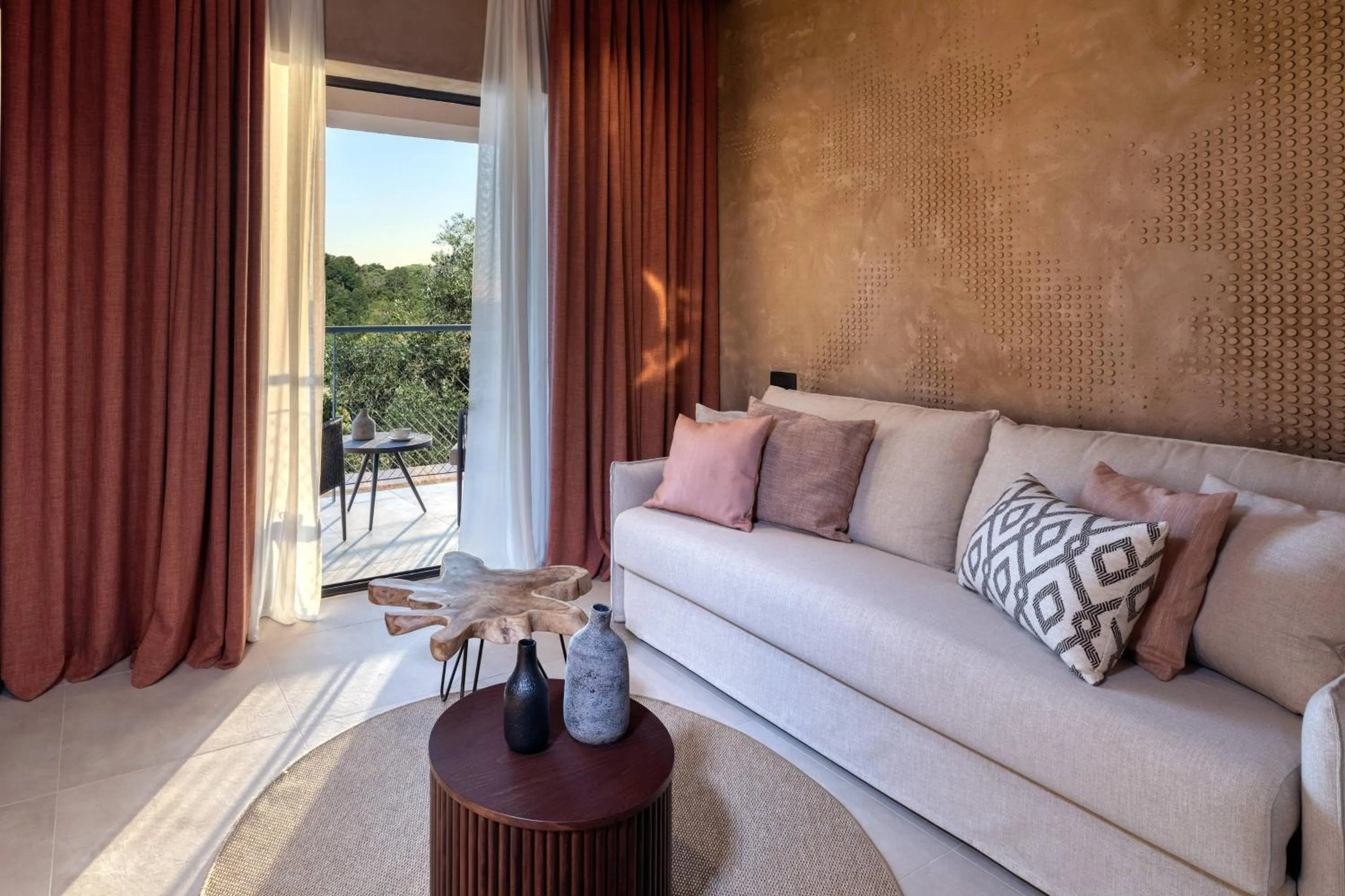 Living room in Domes of Corfu, Autograph Collection