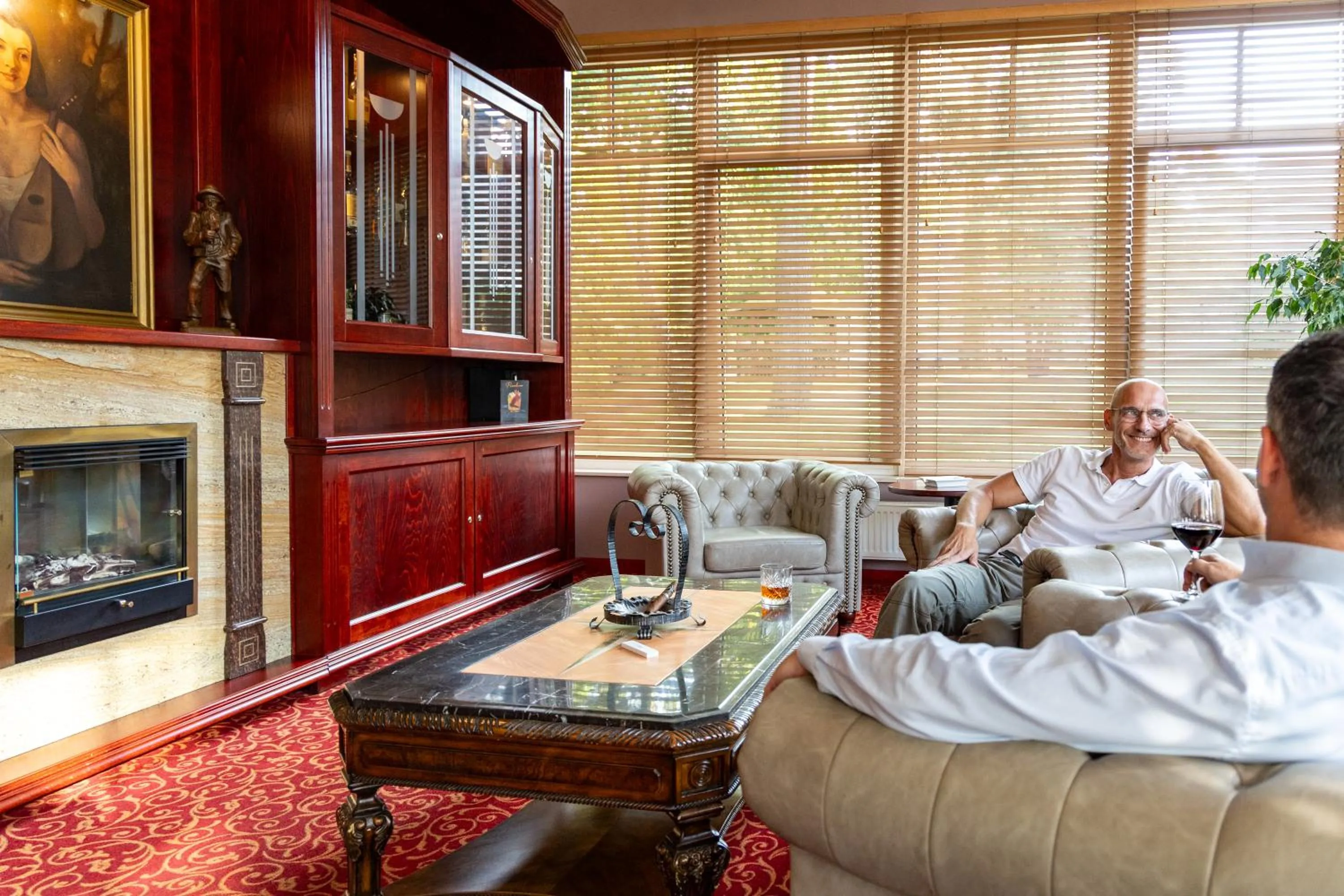 Seating area in Ostseehotel Villen im Park - ein Rovell Hotel