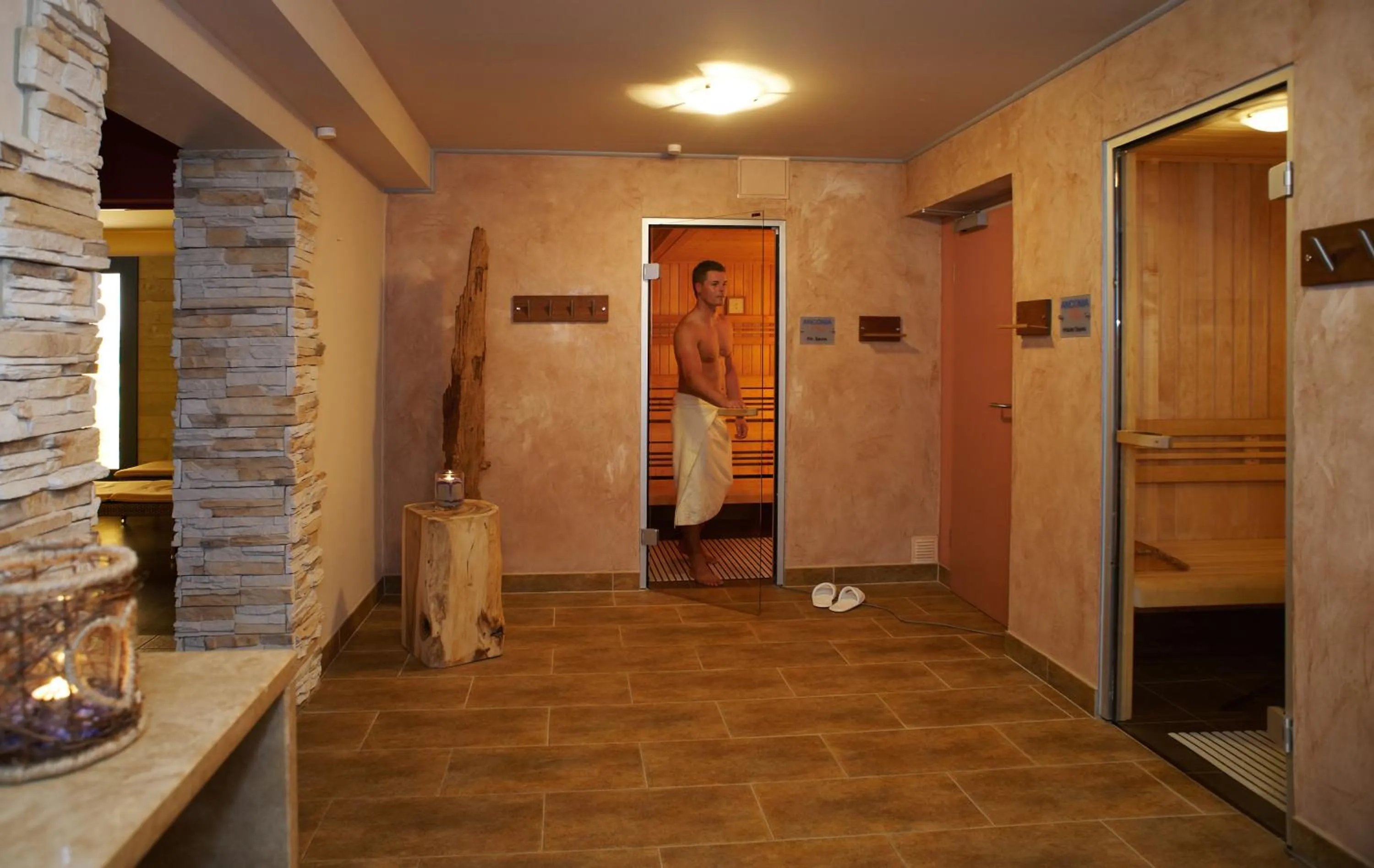 Sauna in Ostseehotel Villen im Park - ein Rovell Hotel