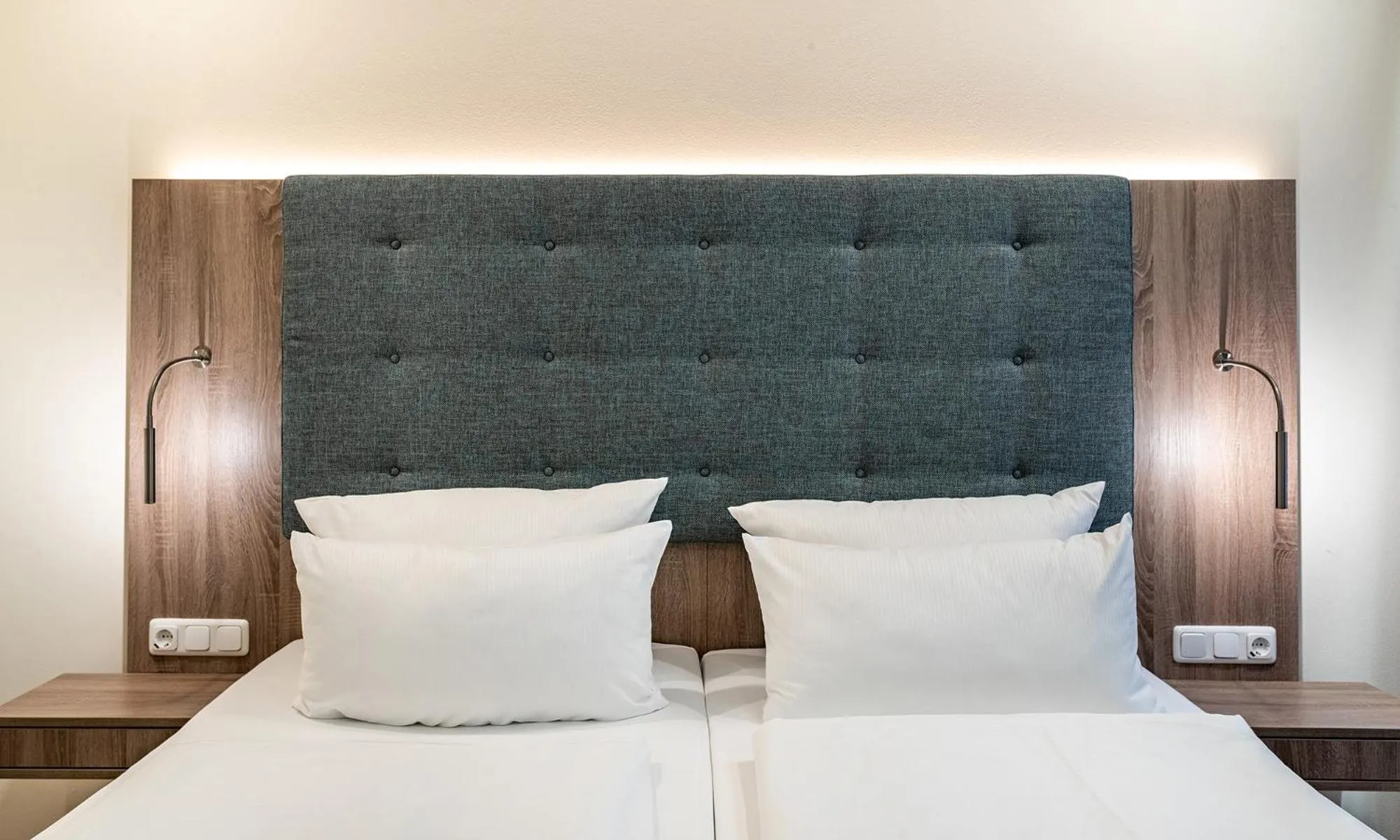 Bed in Ostseehotel Villen im Park - ein Rovell Hotel