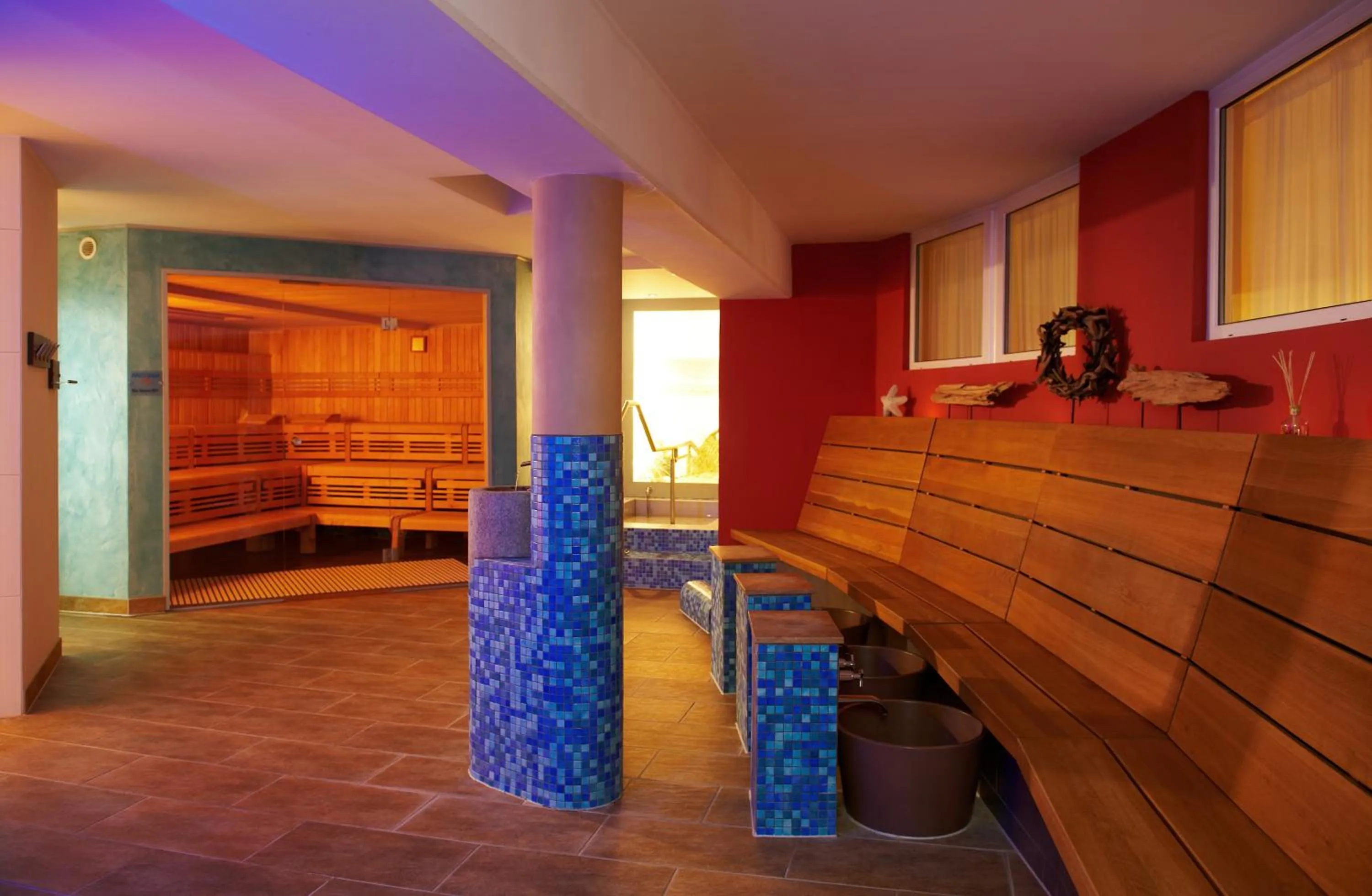 Sauna in Ostseehotel Villen im Park - ein Rovell Hotel