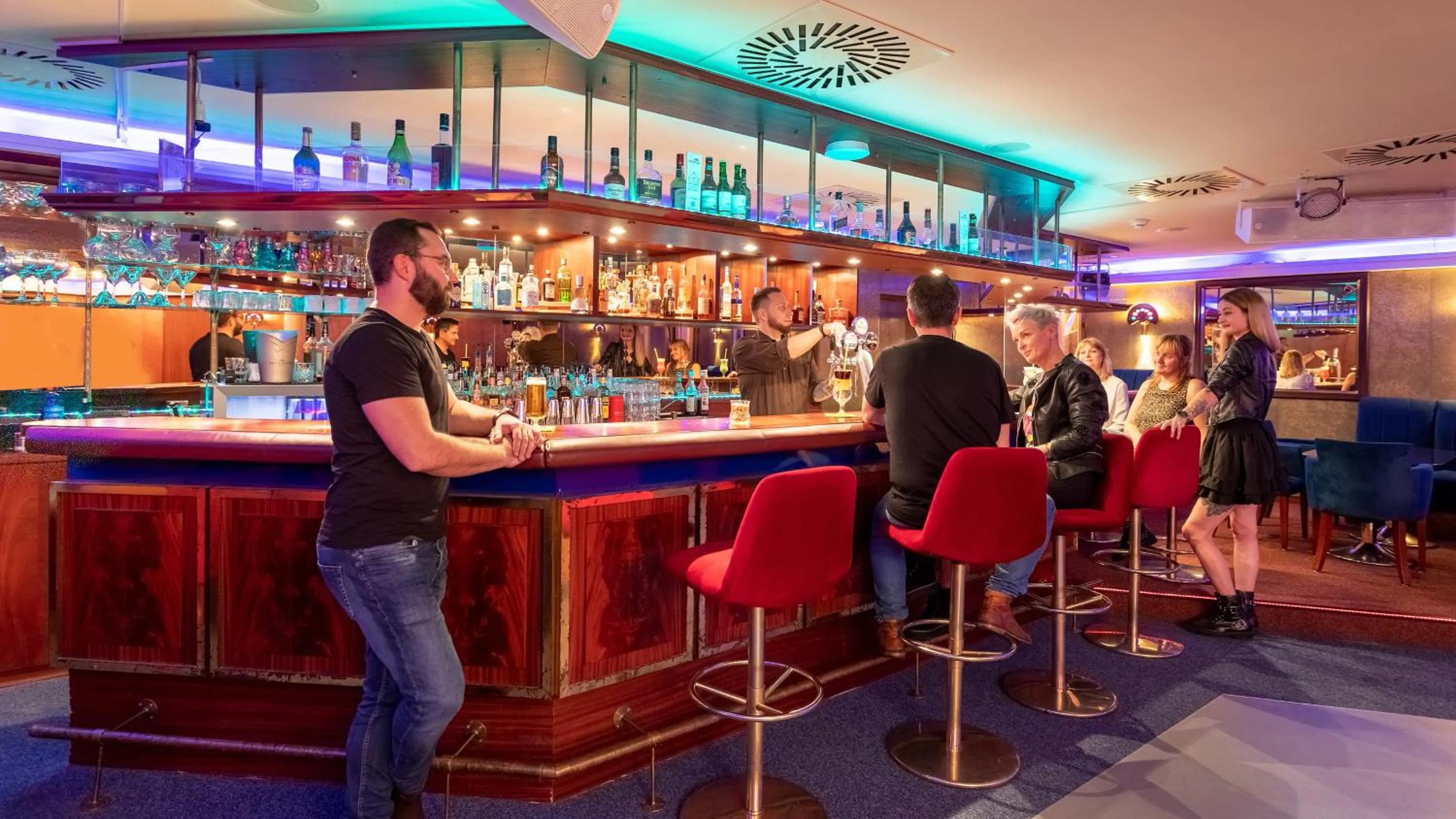 Lounge or bar in Ostseehotel Villen im Park - ein Rovell Hotel