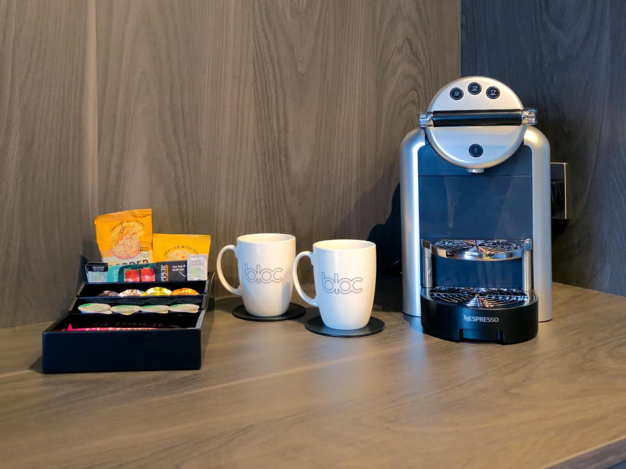 Coffee/tea facilities in Bloc Hotel London Gatwick Airport
