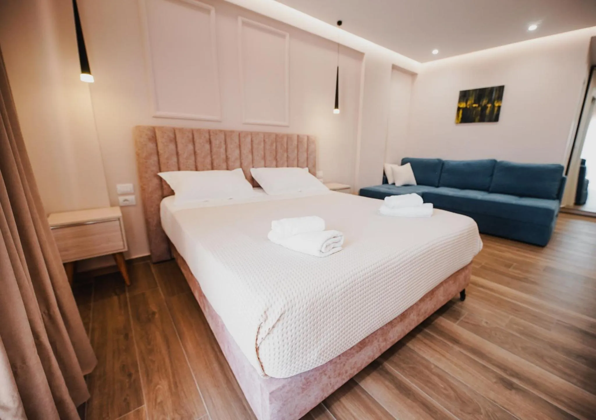 Bed in Himara 28 Hotel