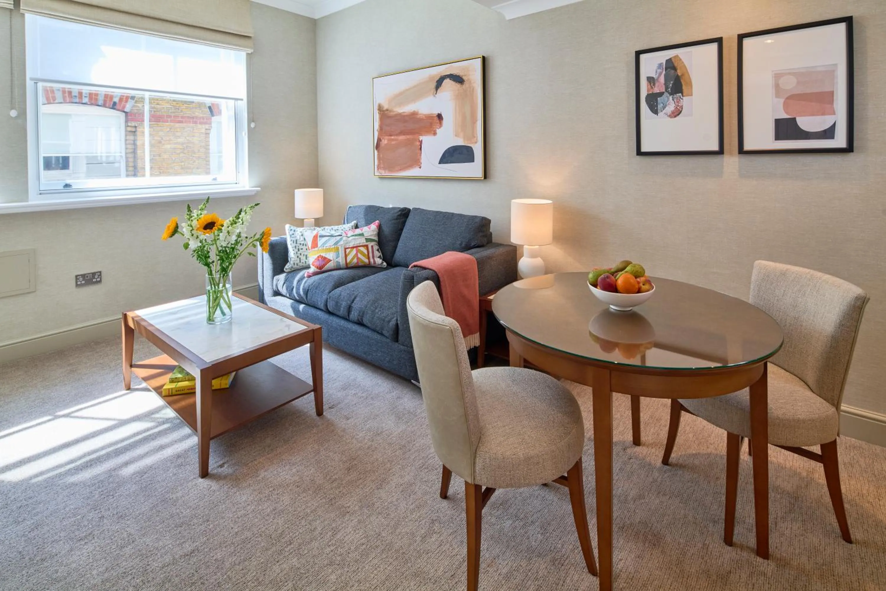 Living room in Cheval Calico House