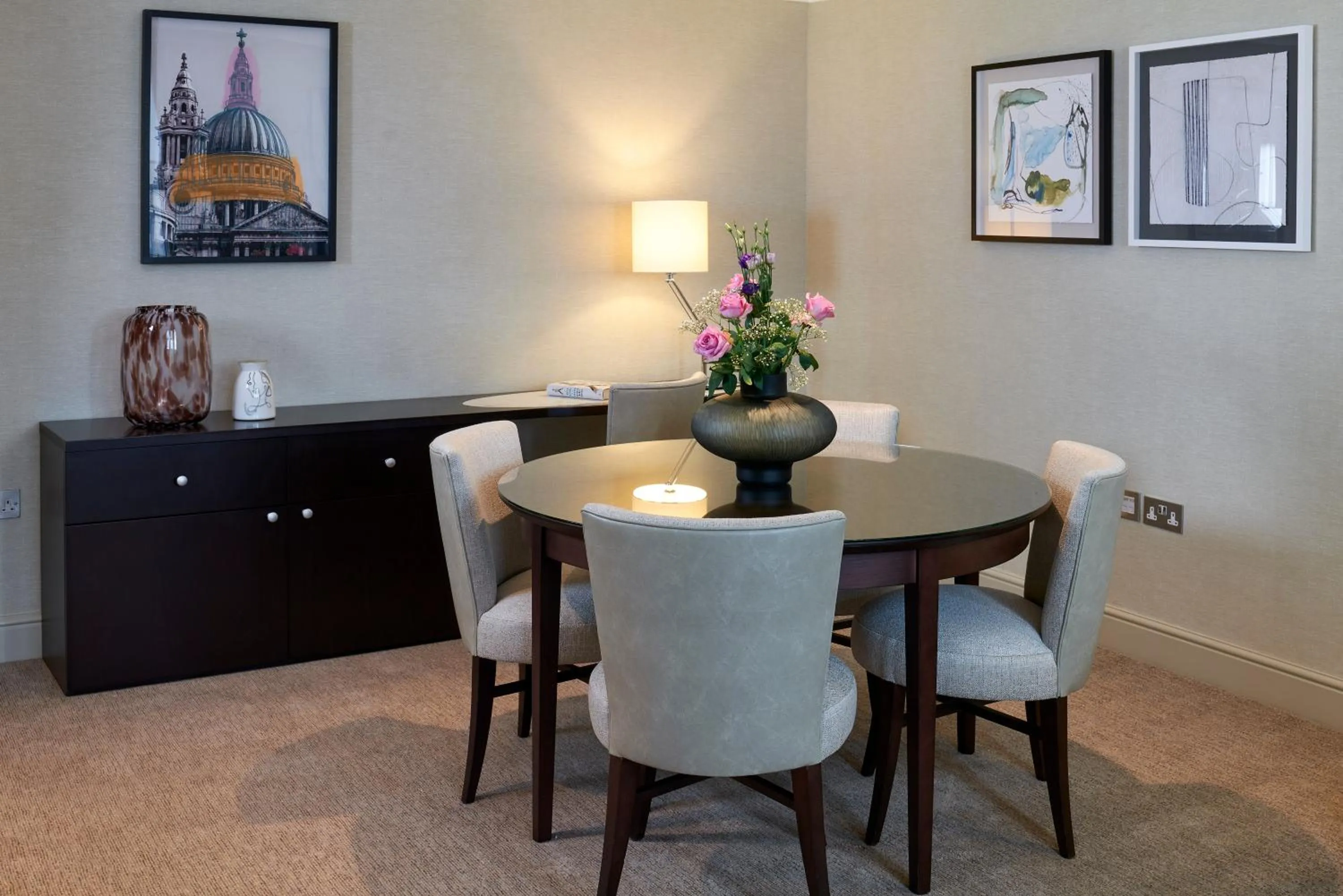 Dining area in Cheval Calico House