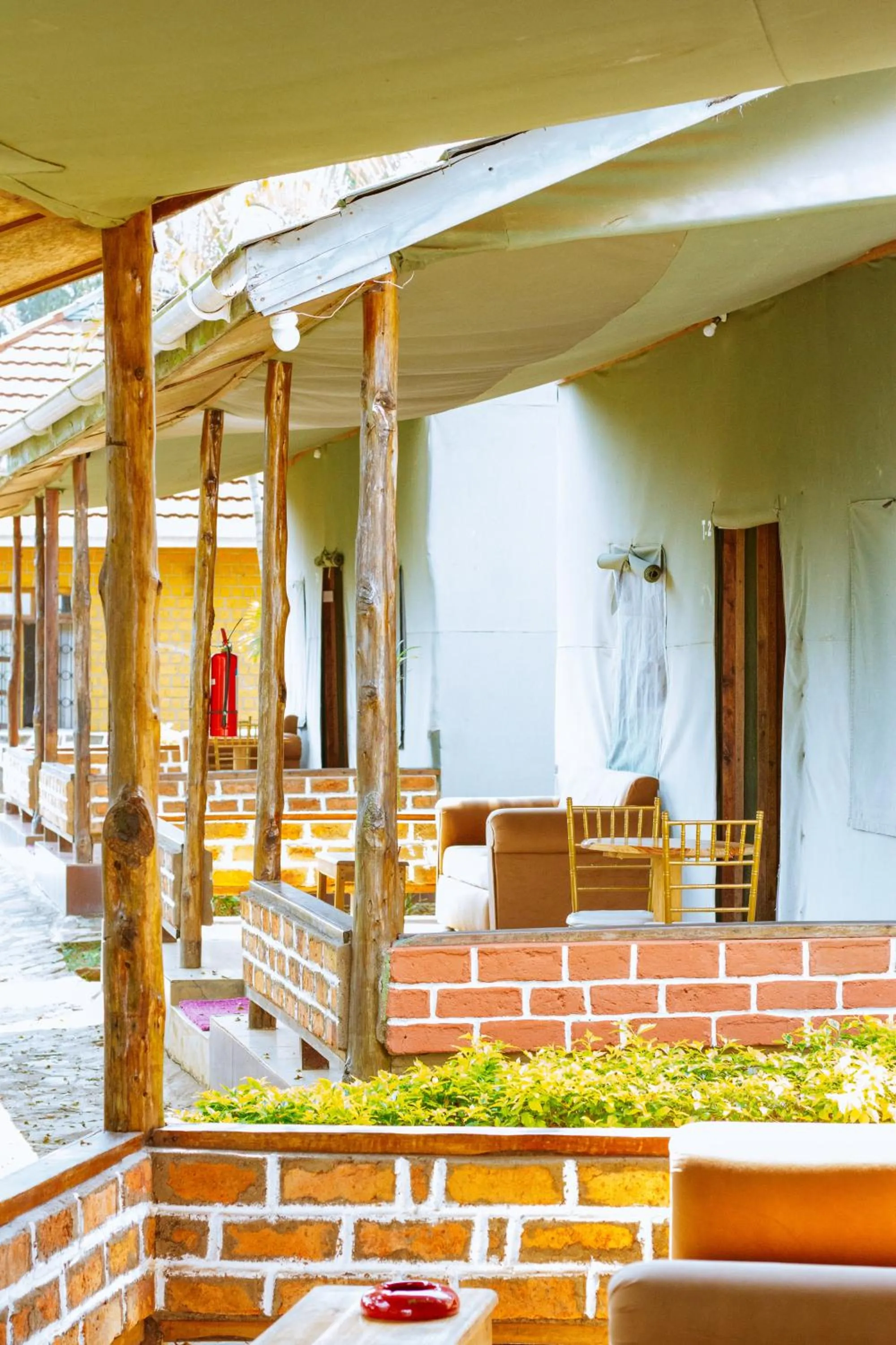 Patio in LUSHOTO EXECUTIVE LODGE
